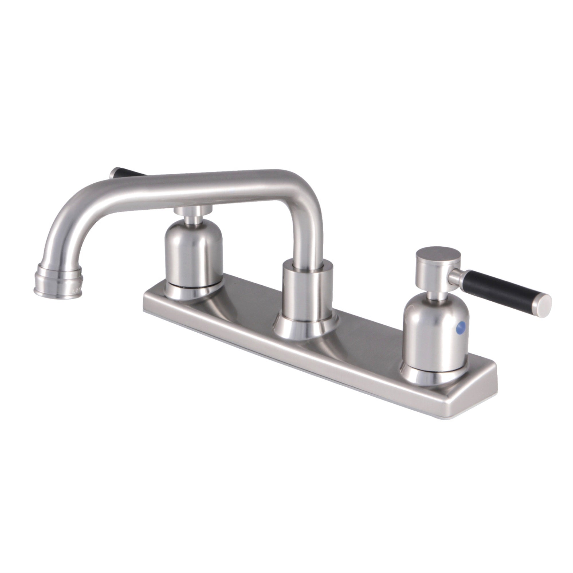 Kingston Brass Fb2138Dkl Kaiser 8-Inch Centerset Kitchen Faucet, Brushed Nickel