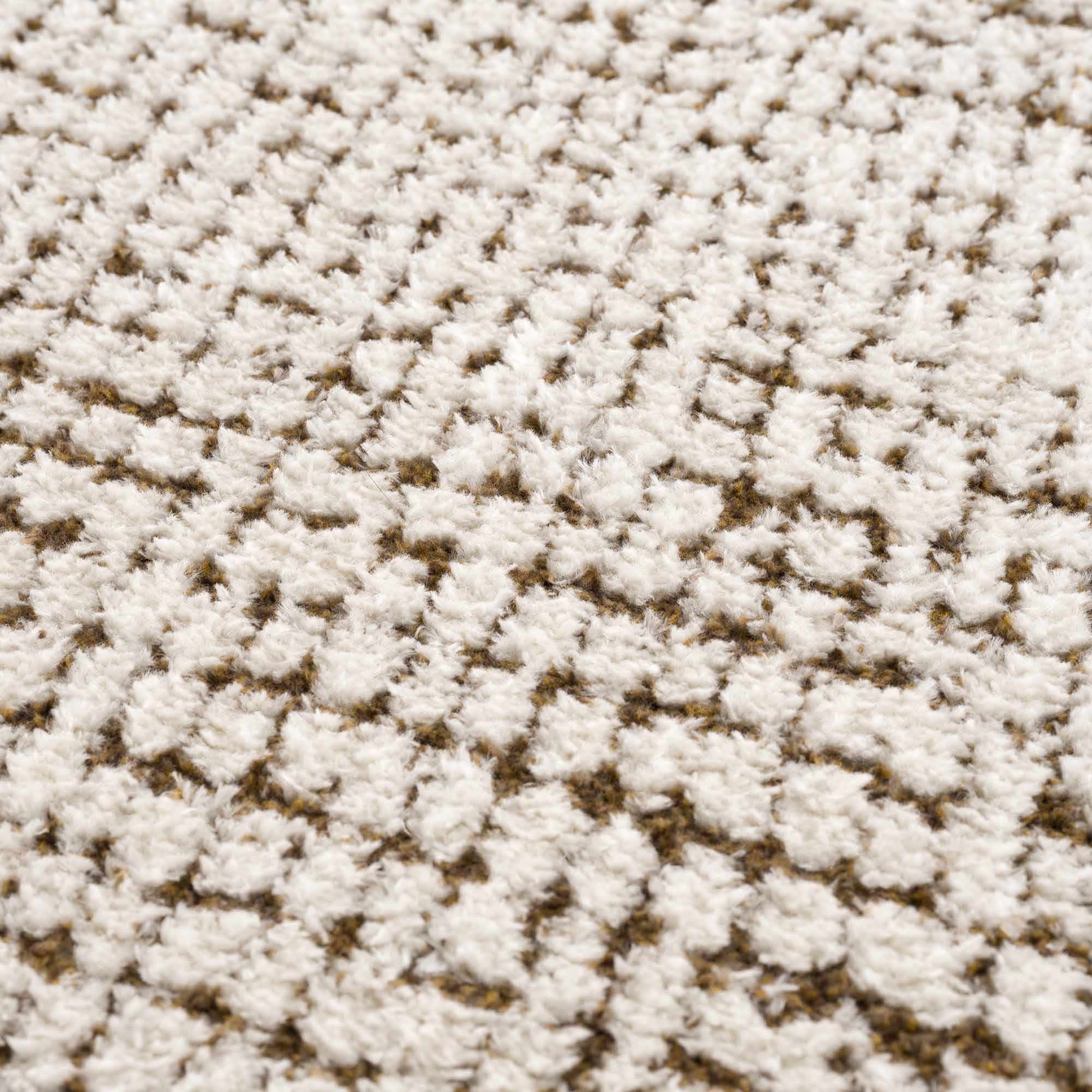 Keita Cream & Brown 7ft Runner Rug