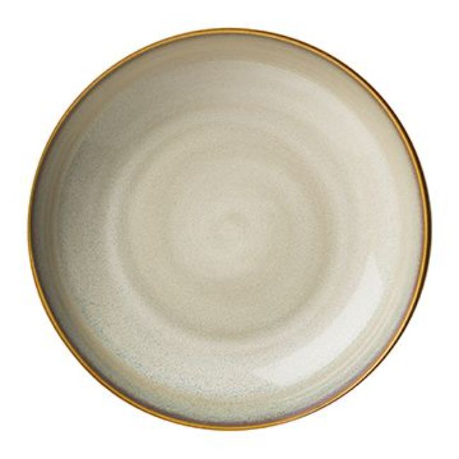 Oneida L6753066755 10.25 in. Rustic Sama Coupe Plate  White