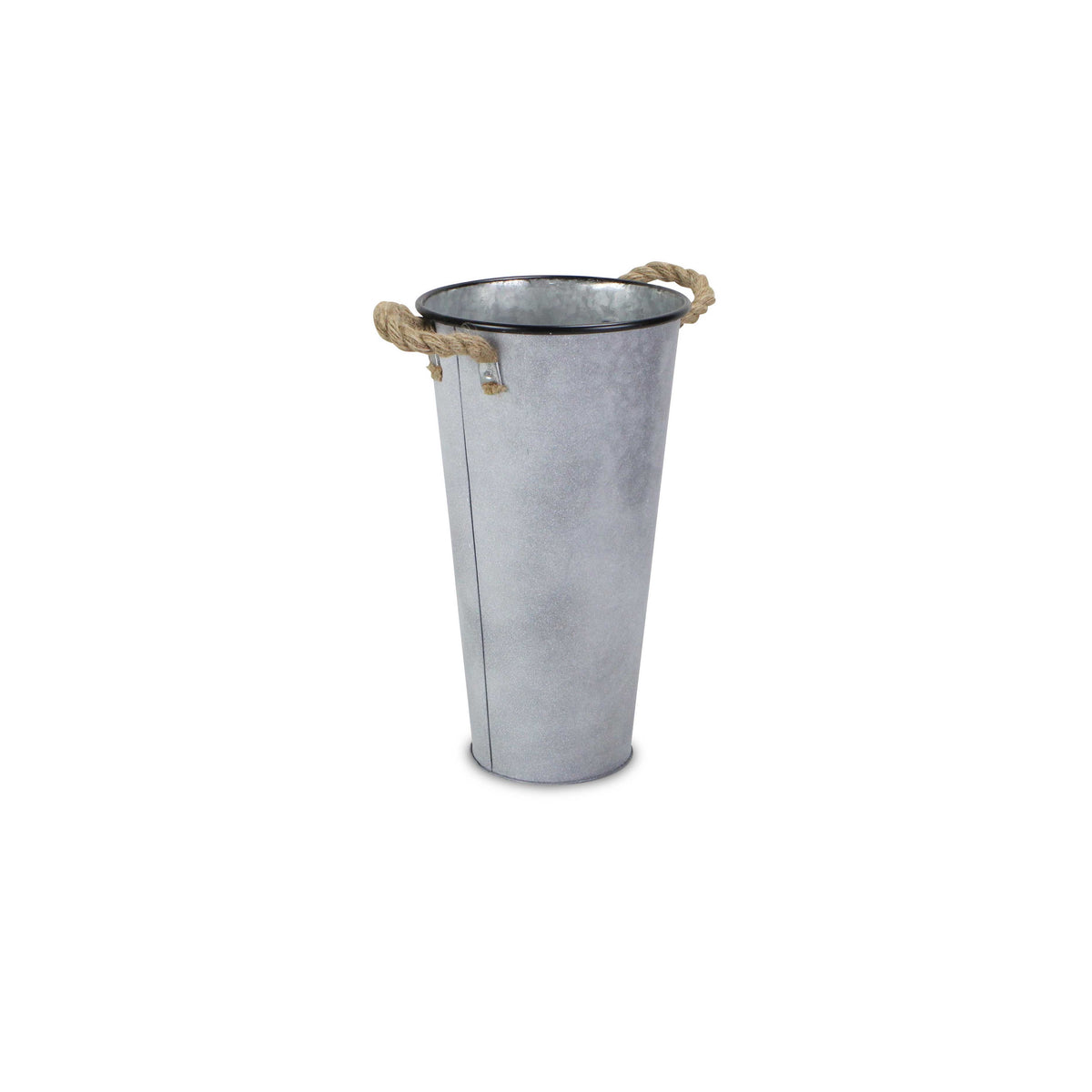 Sylvie Galvanized French Style Bucket - Small - 17''