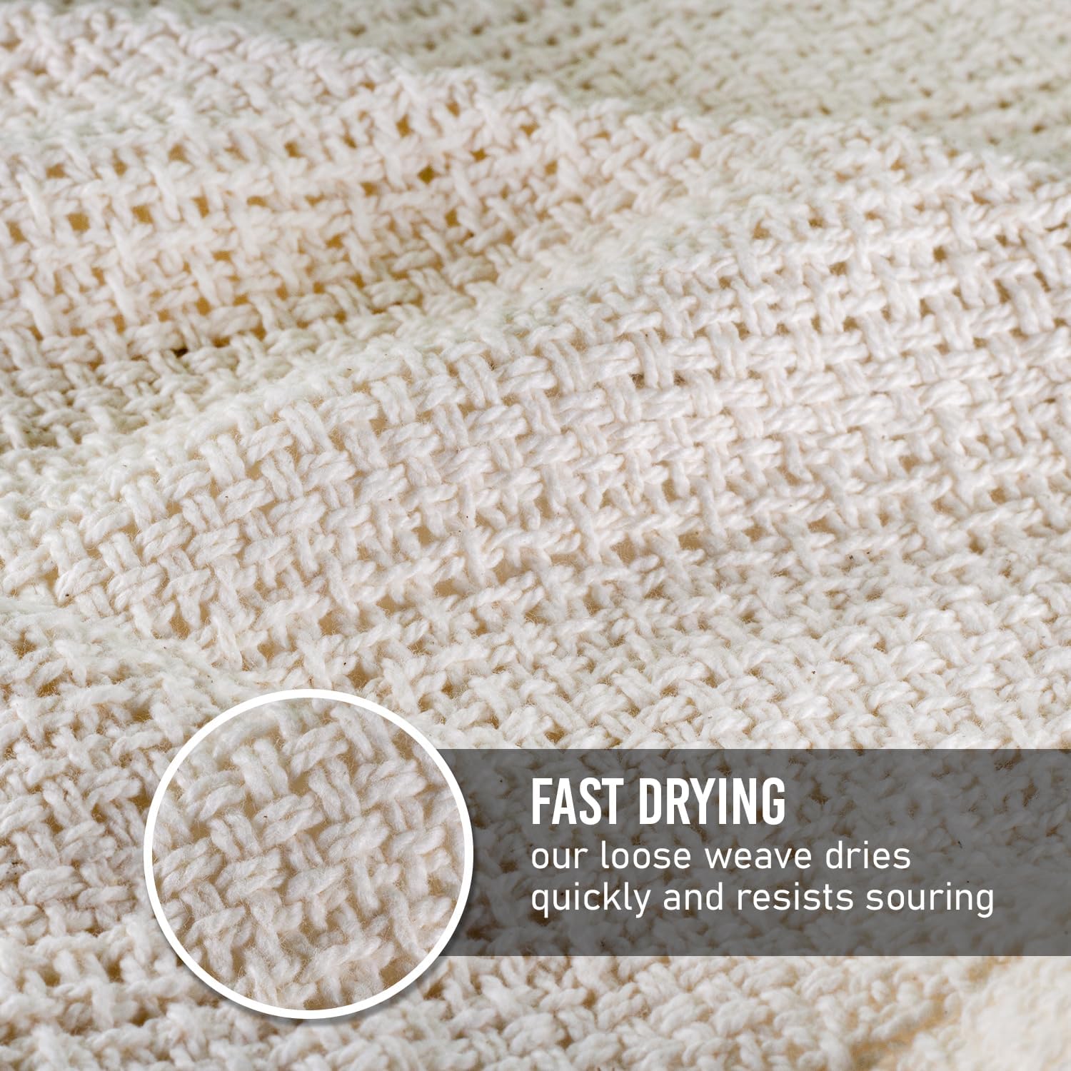 100% Cotton Kitchen Towels 24” x 15”