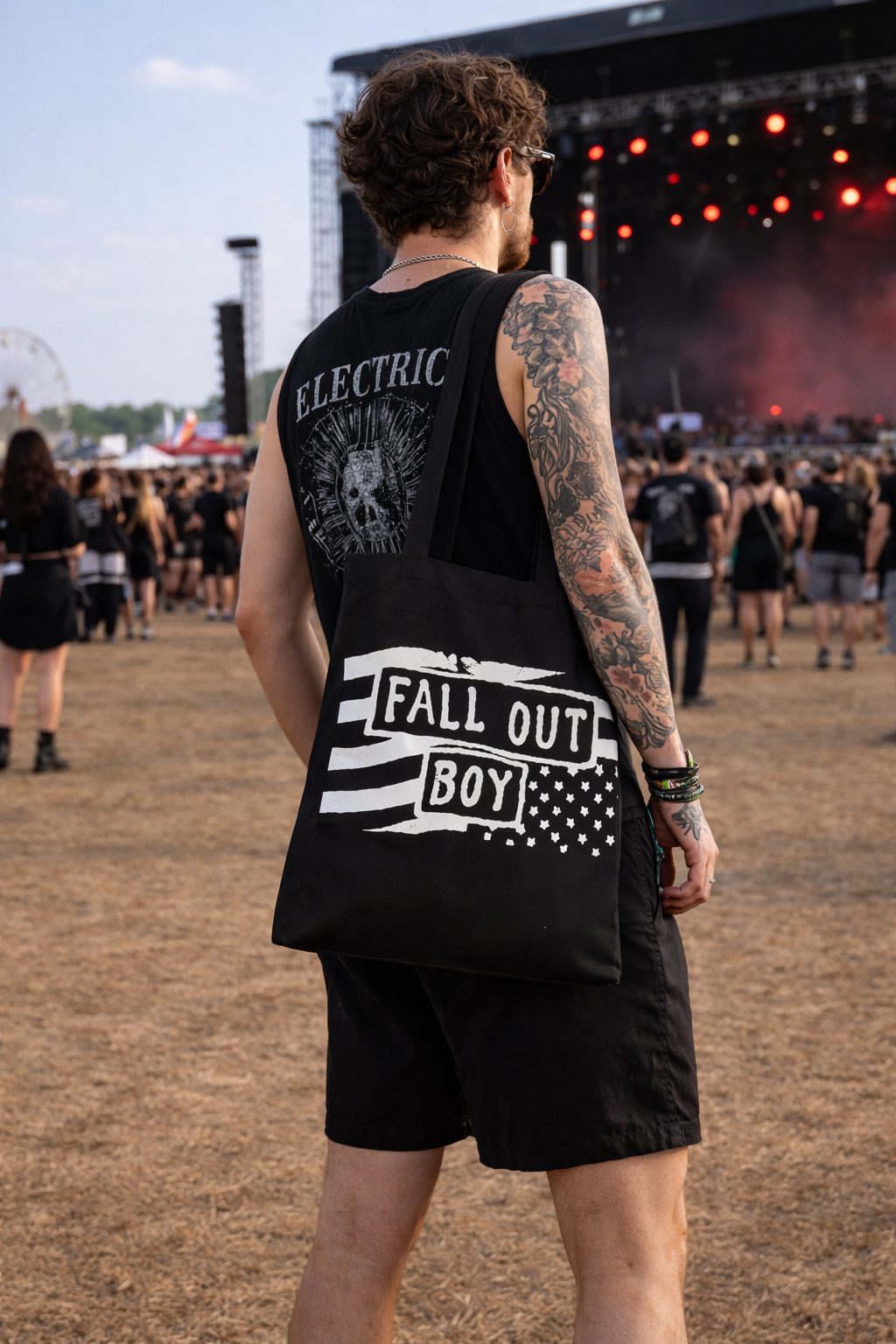 Rocksax Fall Out Boy Tote Bag - Flag