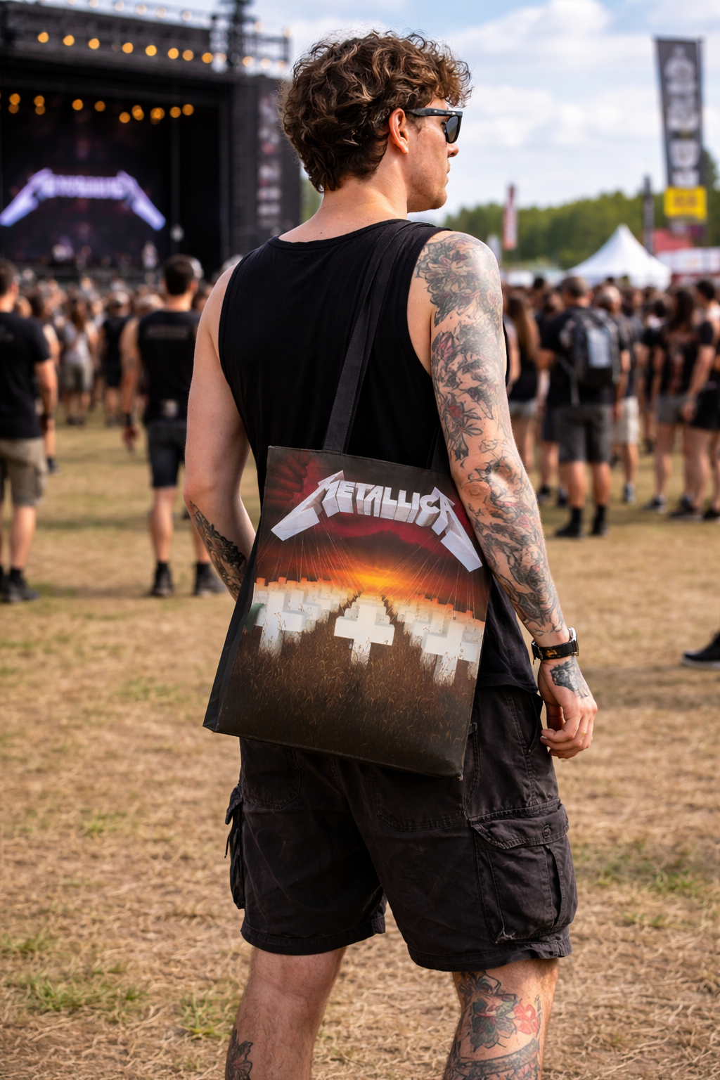 Rocksax Metallica Tote Bag - Master Of Puppets