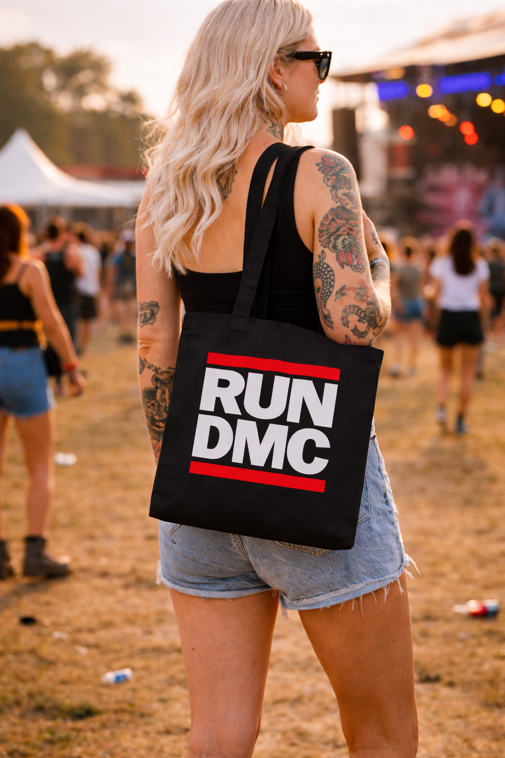 Rocksax Run DMC Tote Bag - Run DMC