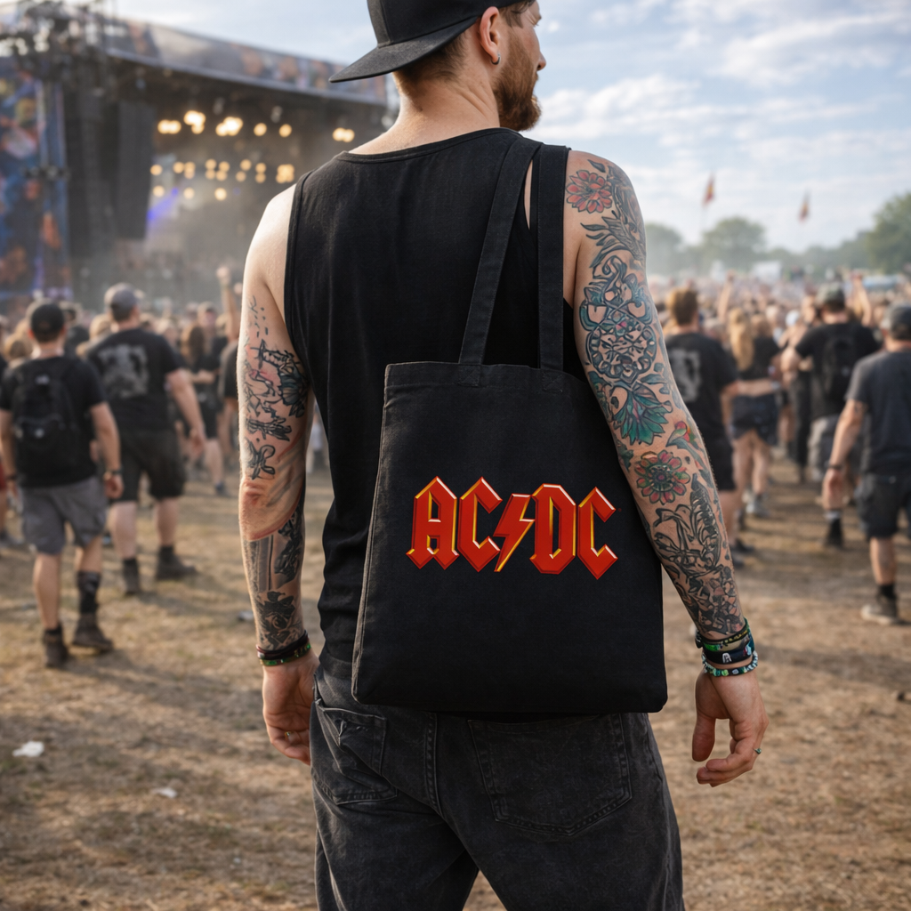 Rocksax AC/DC Tote Bag - Logo