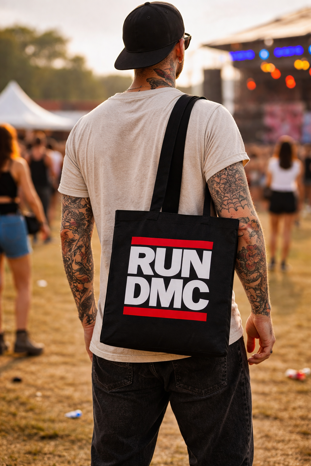Rocksax Run DMC Tote Bag - Run DMC