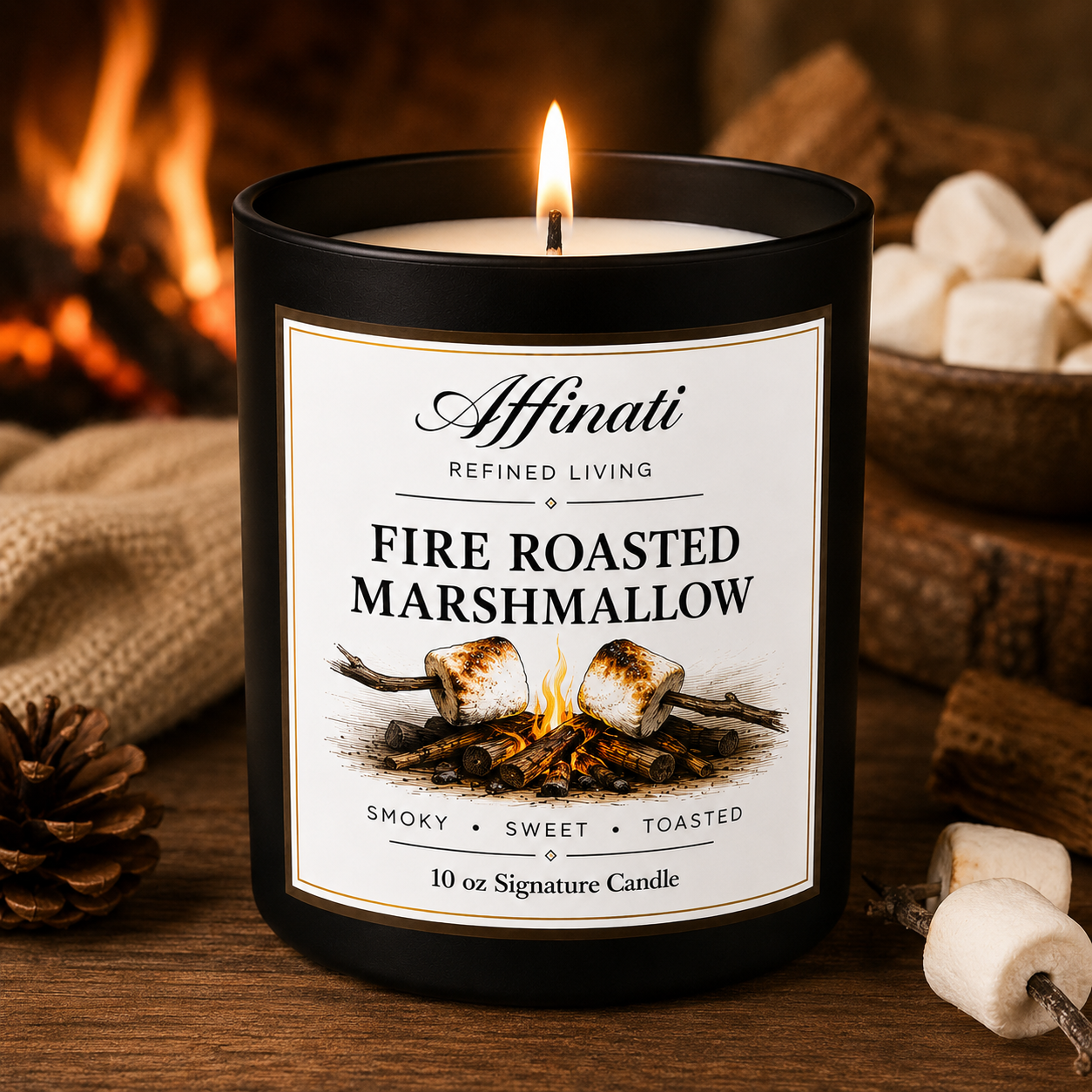 Fire Roasted Marshmallow Signature Candle