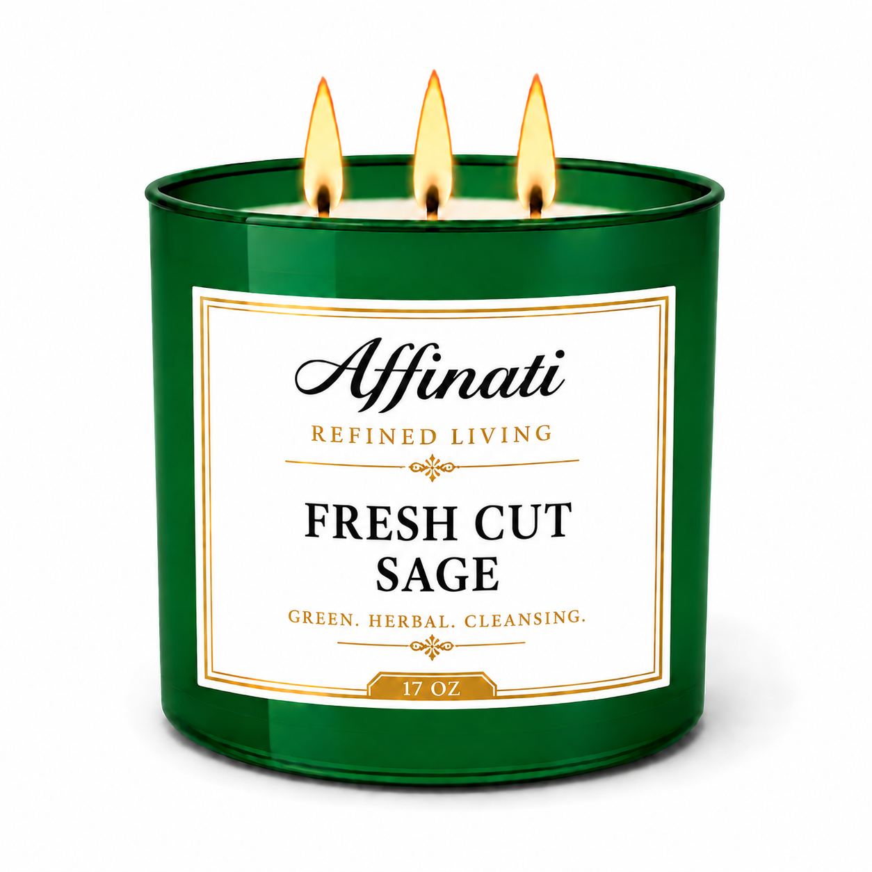 Fresh Cut Sage 3-Wick Candle