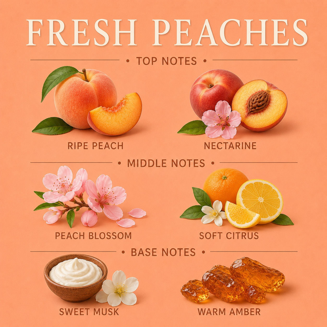 Fresh Peaches Signature Candle