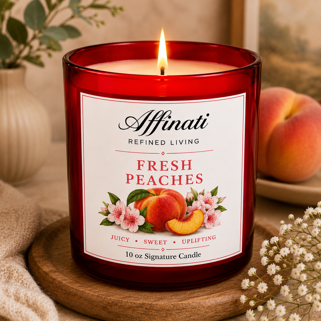 Fresh Peaches Signature Candle