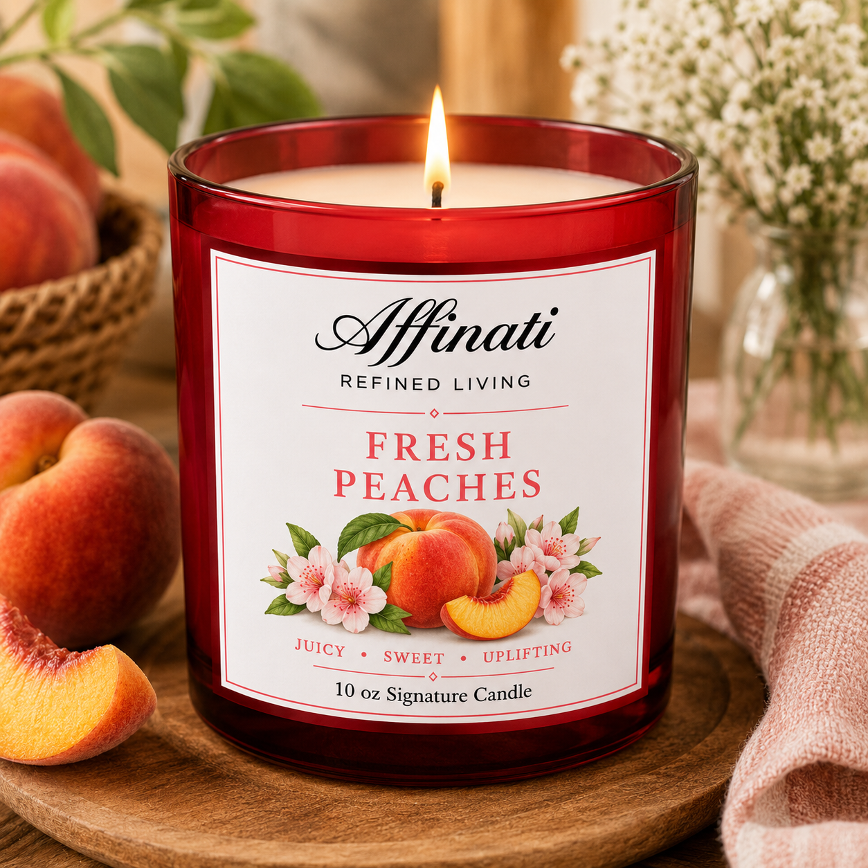 Fresh Peaches Signature Candle