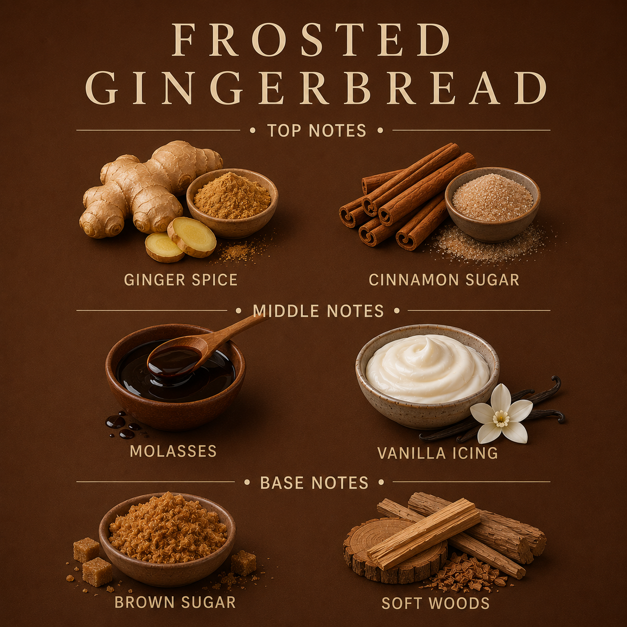 Frosted Gingerbread 3-Wick Candle