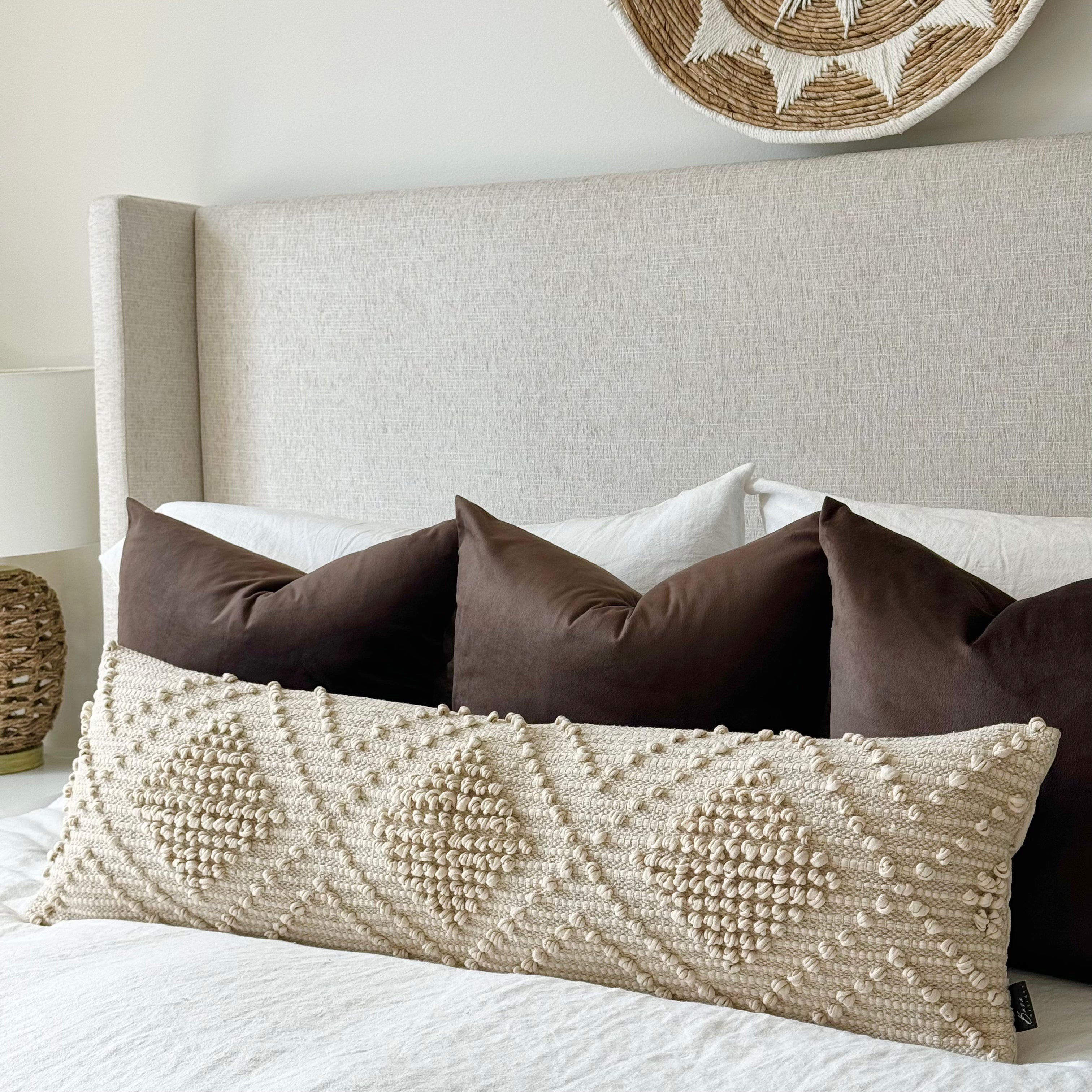 Verona Oversized Lumbar Pillow Cover - 12x36” Pre- Order