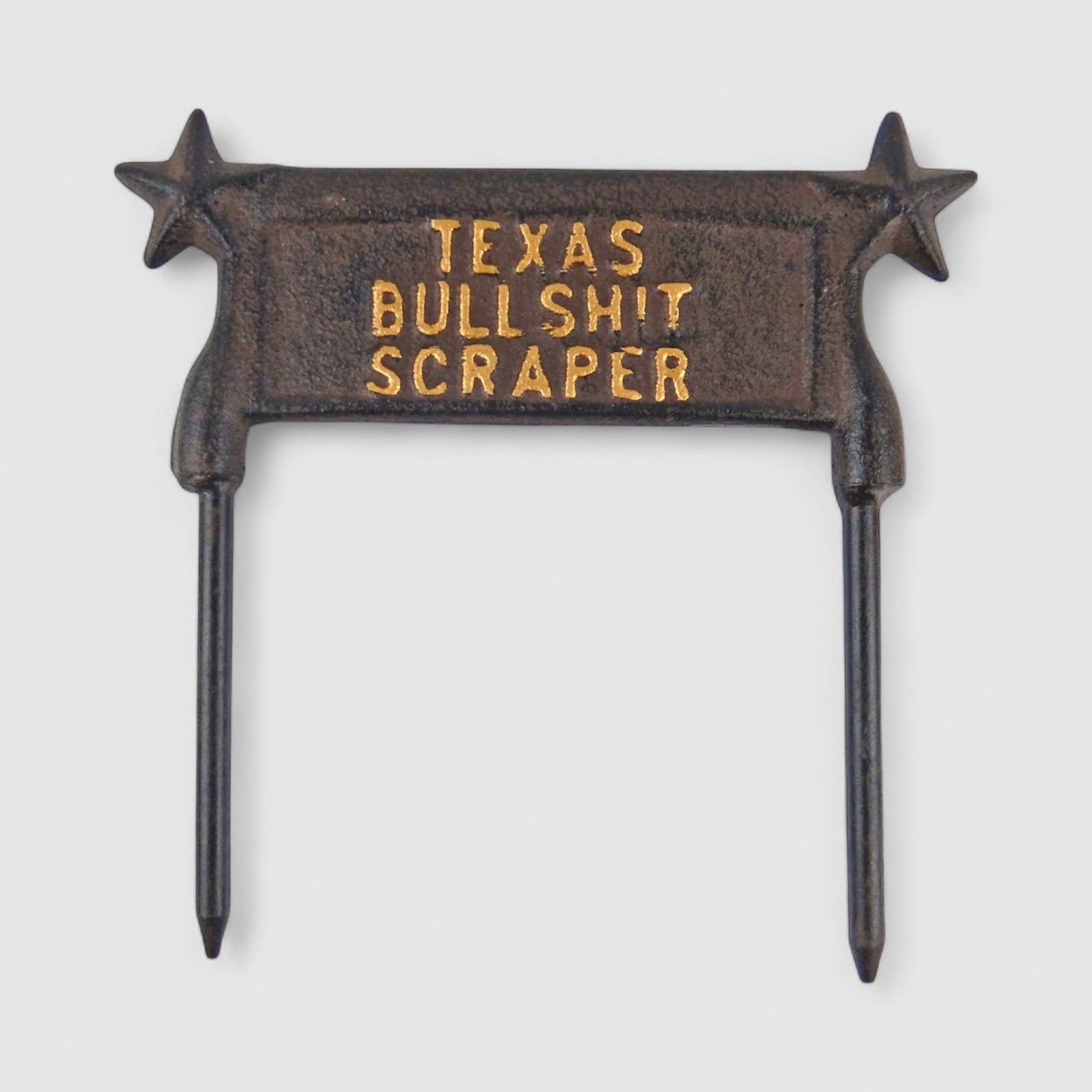 Heavy-Duty Cast Iron Boot Scraper - Rustic Farmhouse Entry Accessory