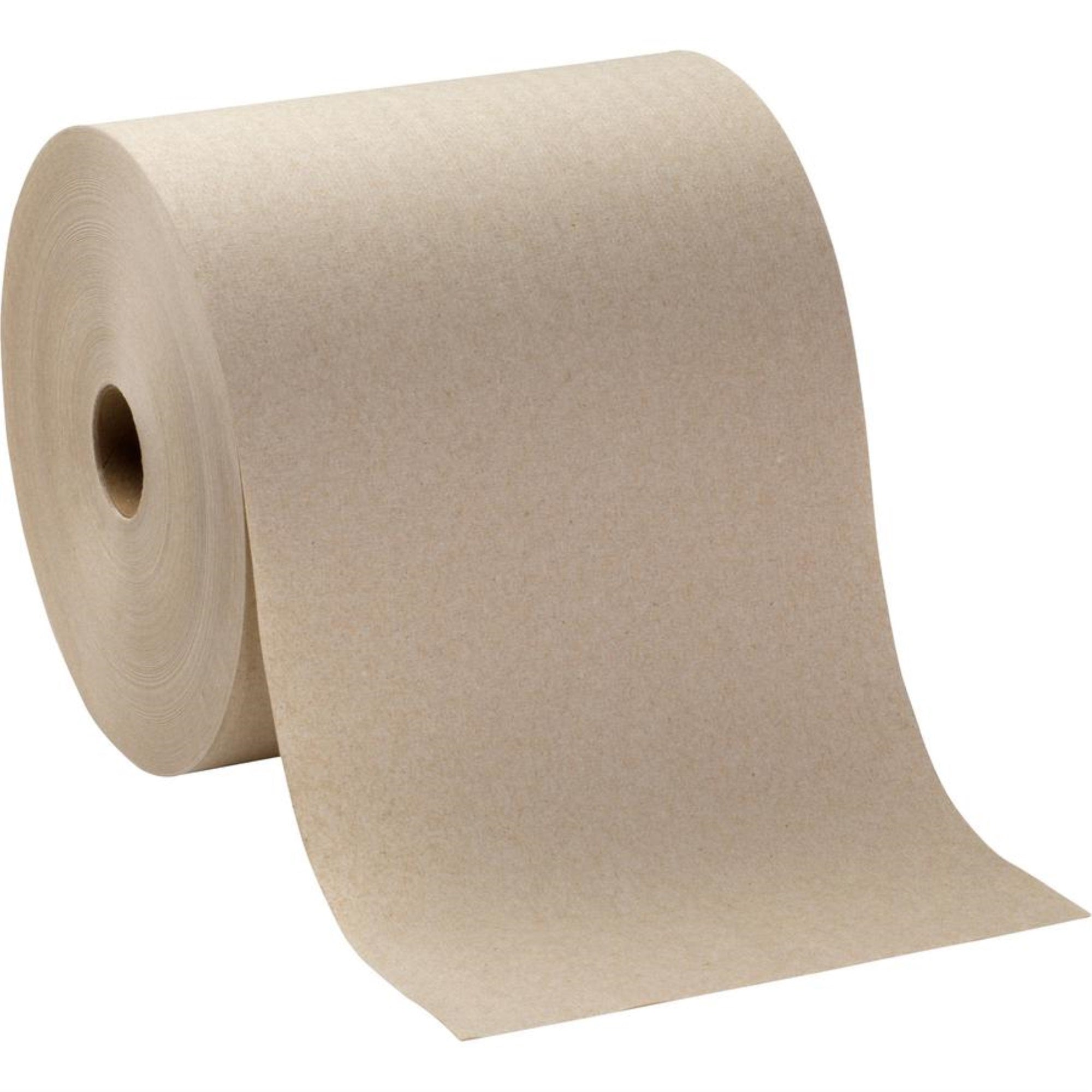 Sofpull Mechanical Recycled Paper Towel Rolls - 1 Ply - 7.87 X 1000 Ft - 7.80 Roll Diameter - Brown - Paper - Soft, Absorbent, N