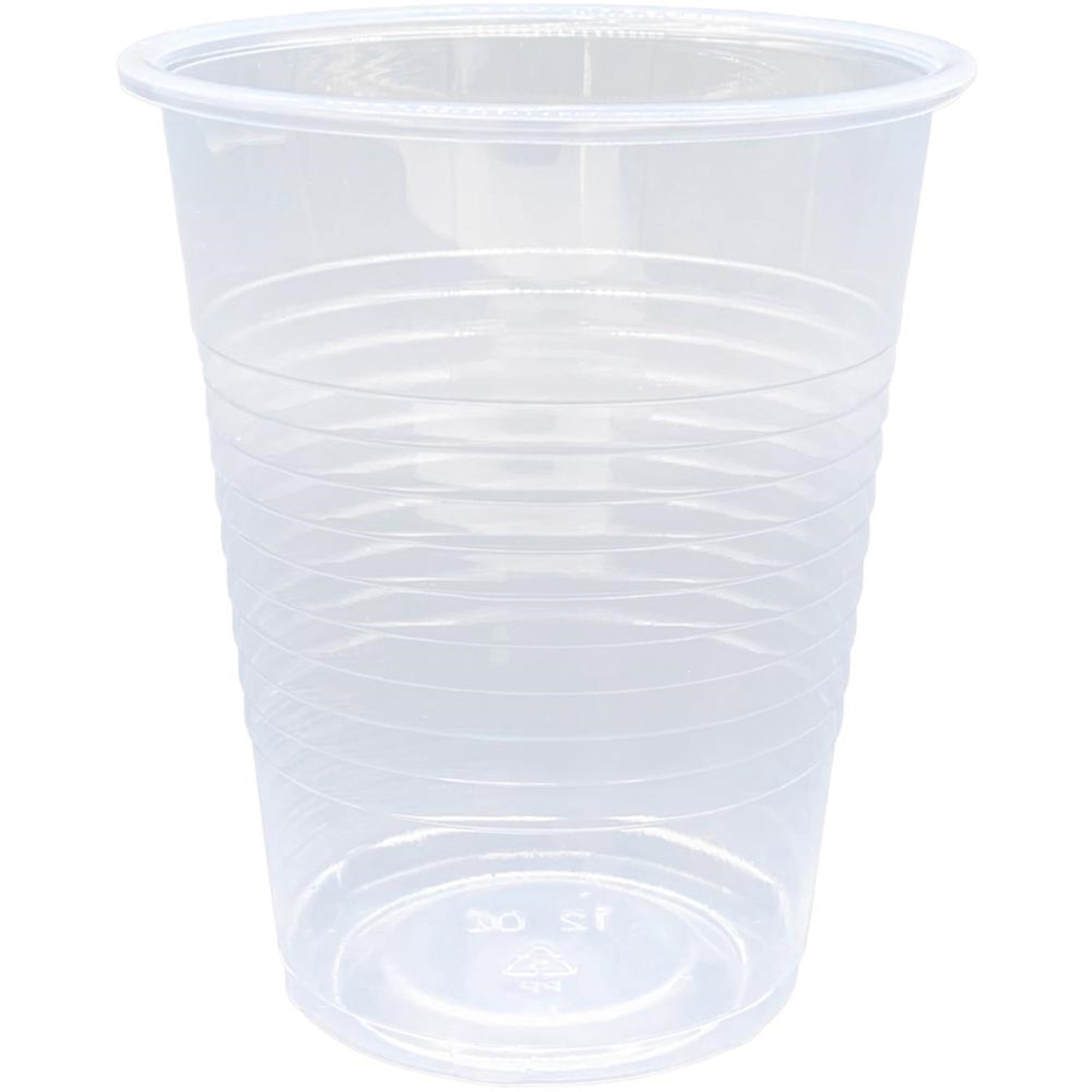 Genuine Joe Translucent Plastic Beverage Cups - 100 / Sleeve - 12 Fl Oz - 1000 / Carton - Clear - Plastic - Cold Drink