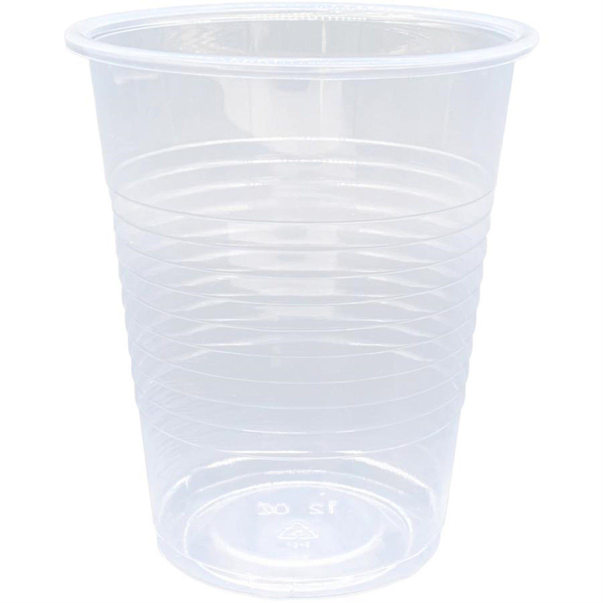 Genuine Joe Translucent Plastic Beverage Cups - 100 / Sleeve - 12 Fl Oz - 1000 / Carton - Clear - Plastic - Cold Drink