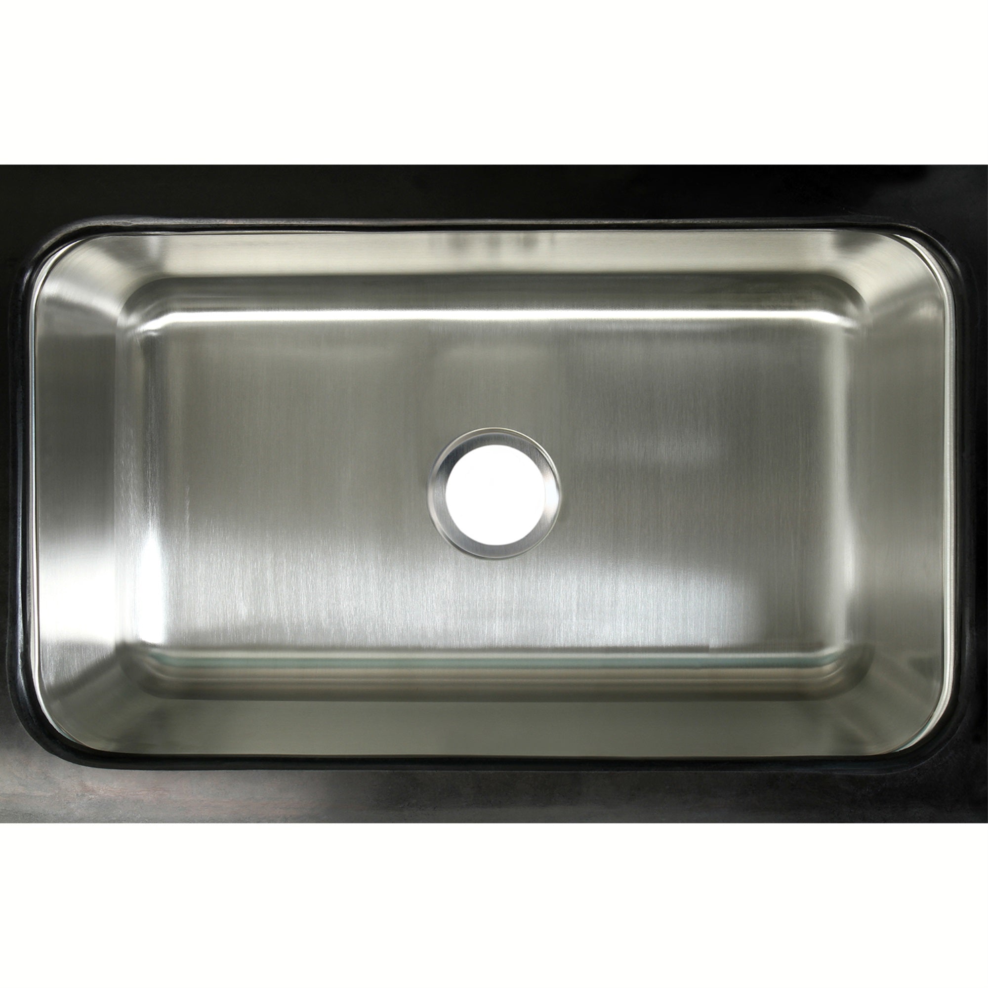 Gourmetier GKUS3018 Undermount Single Bowl Kitchen Sink  Brushed