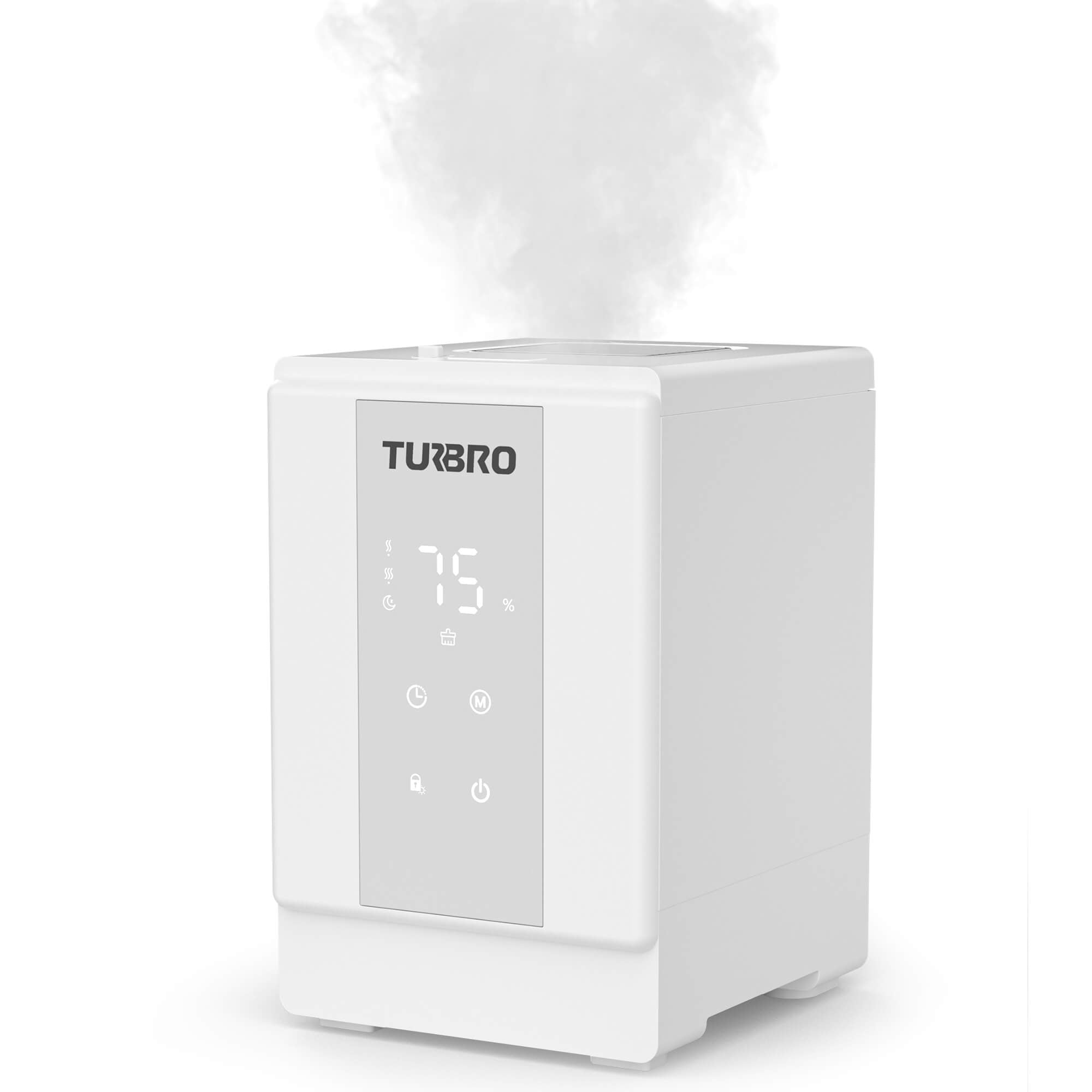 Greenland GLS04 Steam Warm Mist Humidifier, Stainless Steel 4L (1 Gal)