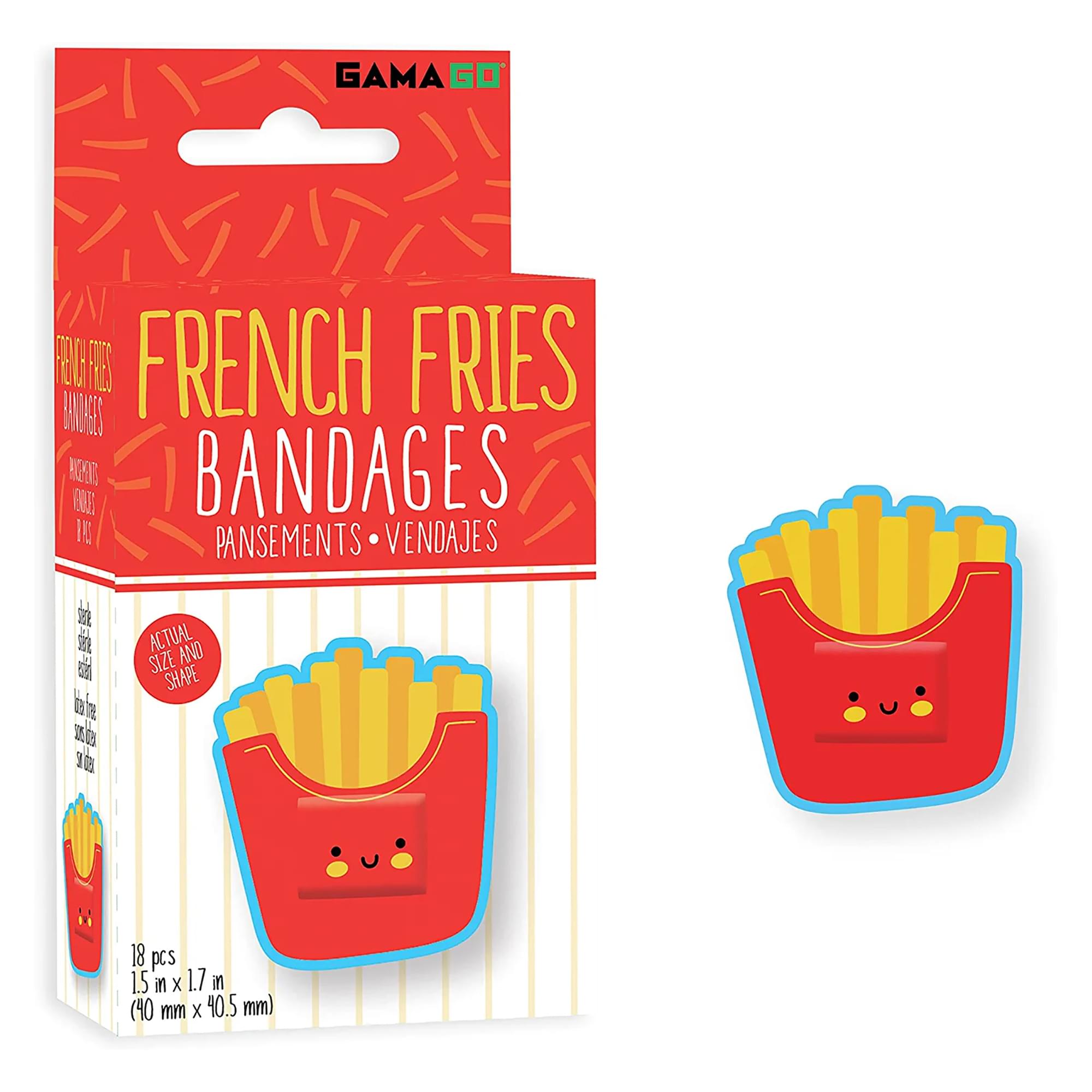 French Fries gAMAgO Bandages  Set of 18
