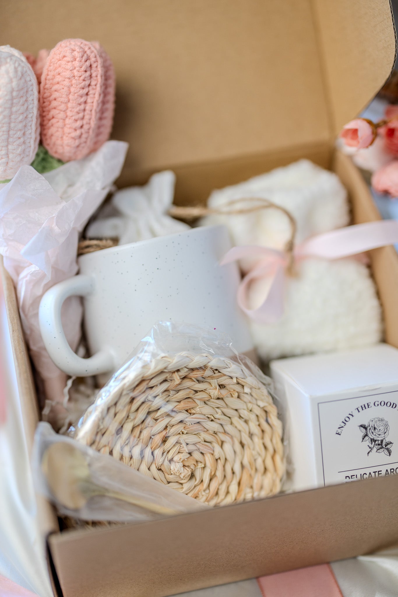 Self Care Gift Box for Women – Cozy “Hug in a Box” Care Package | Encouragement & Holiday Gift