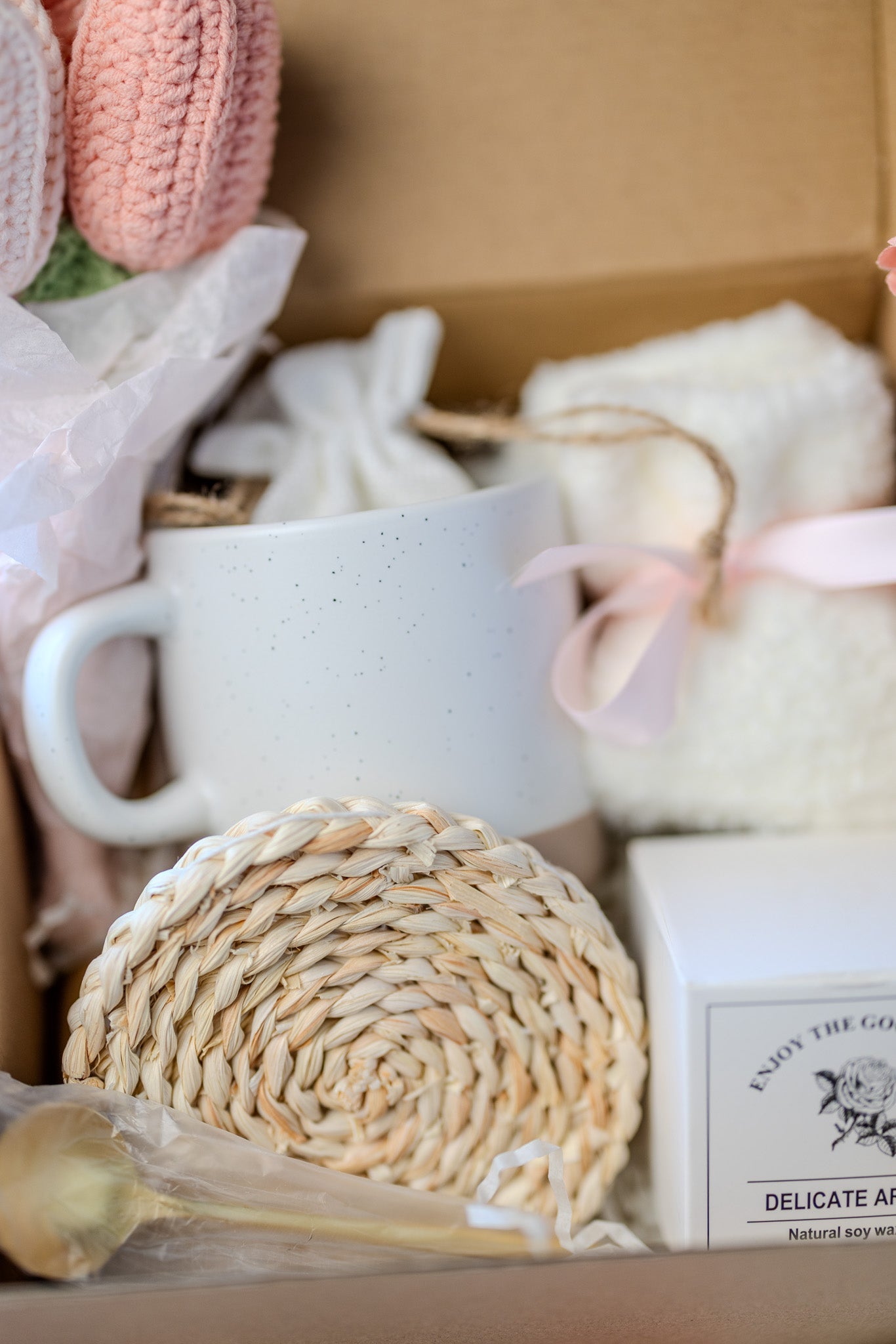 Self Care Gift Box for Women – Cozy “Hug in a Box” Care Package | Encouragement & Holiday Gift