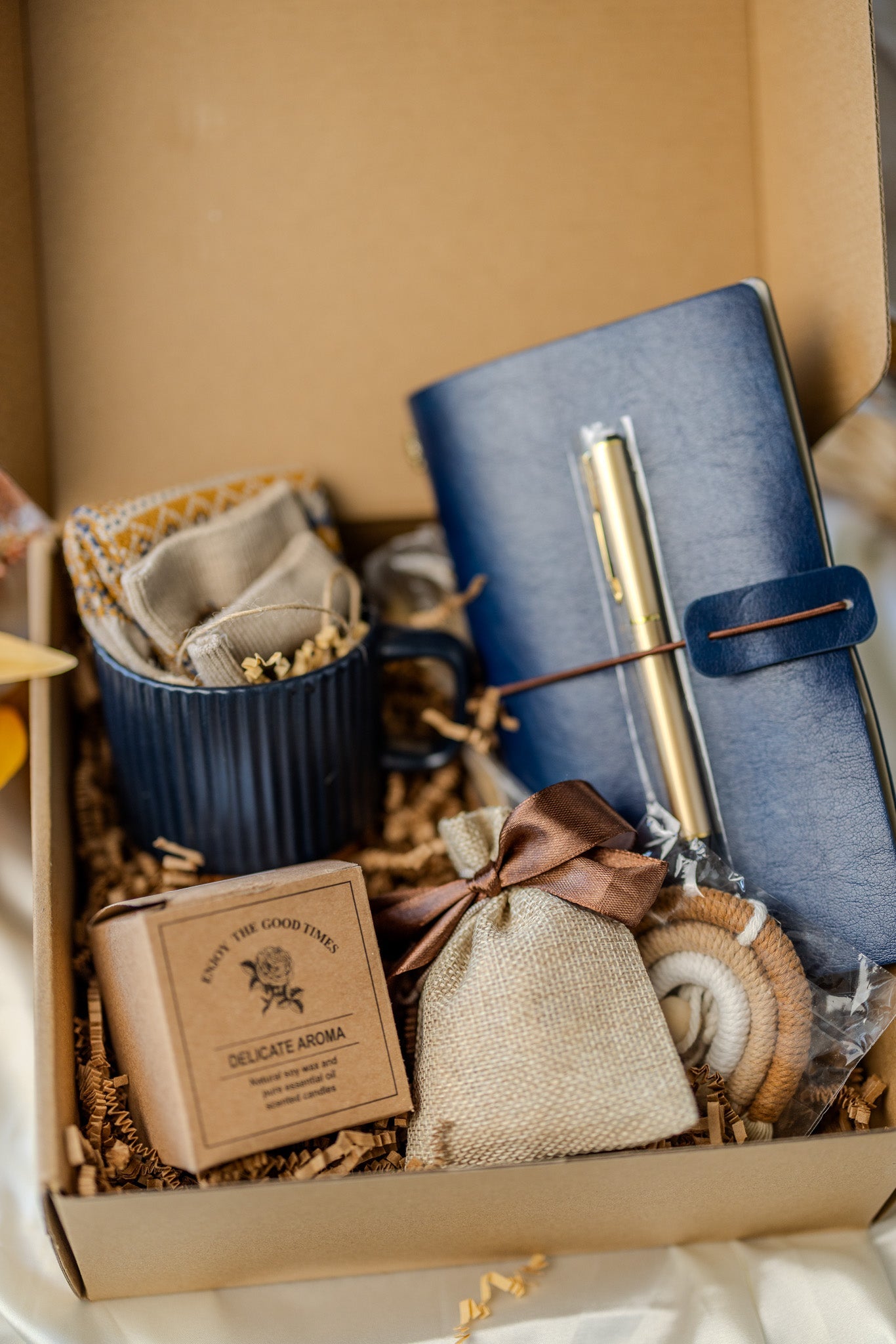 Self Care Gift Box for Women – Cozy “Hug in a Box” Care Package | Encouragement & Holiday Gift
