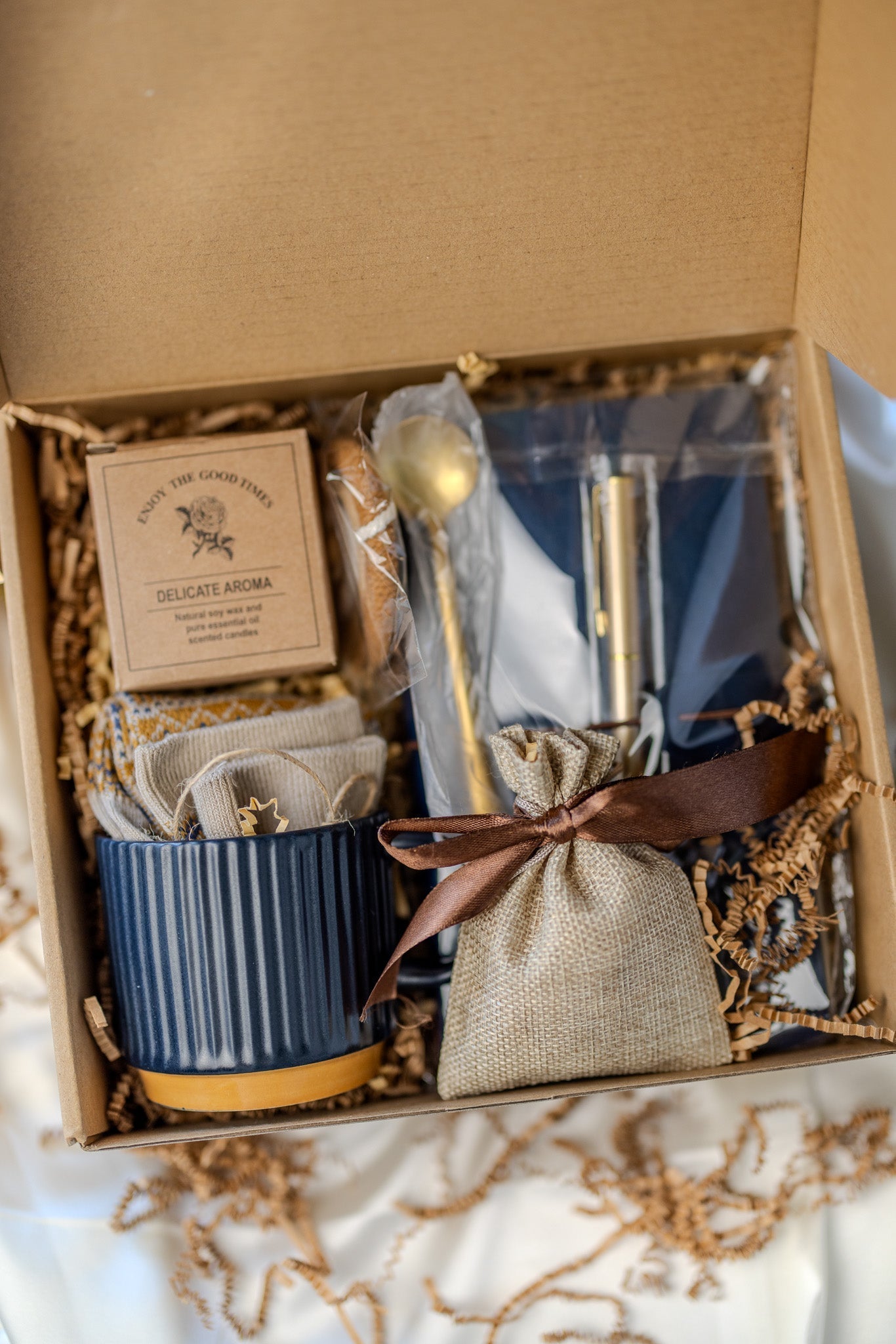 Self Care Gift Box for Women – Cozy “Hug in a Box” Care Package | Encouragement & Holiday Gift