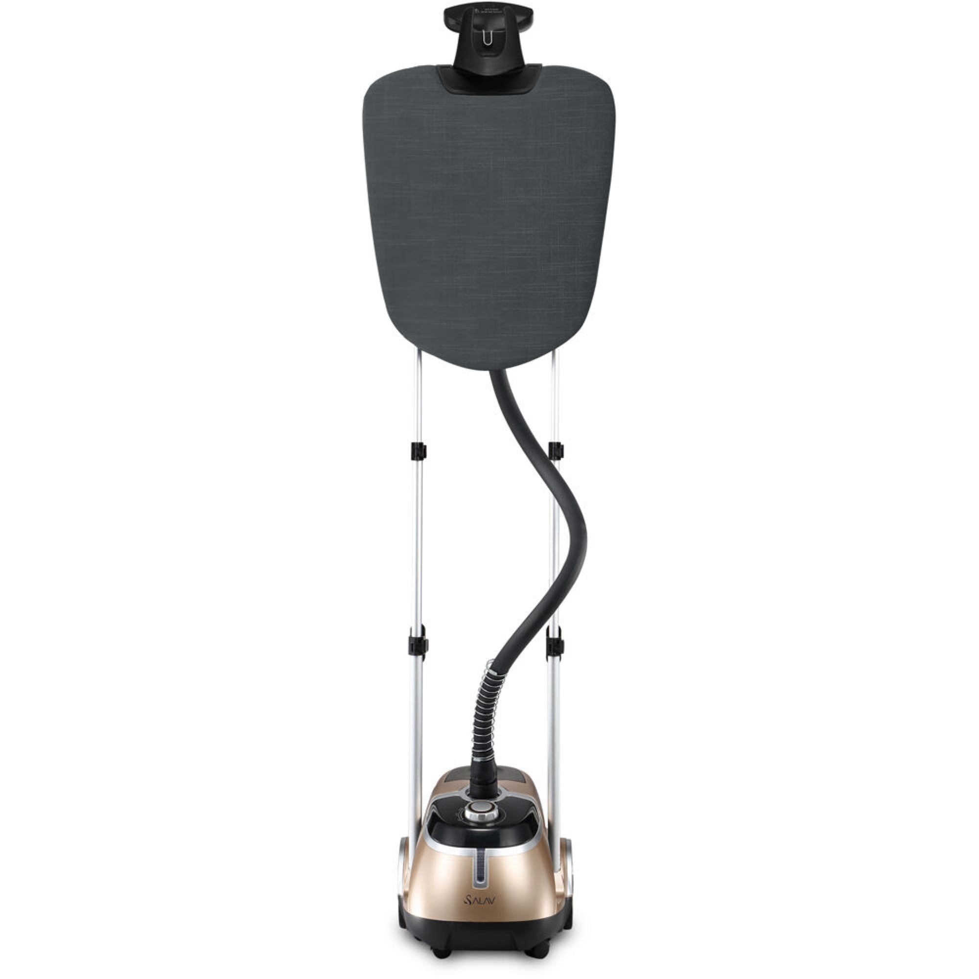 Salav Professional Dual Bar Garment Steamer with Builtin Ironing Board and Four Steam Settings, 1500Watt, Gold, GS44DJ GOLD