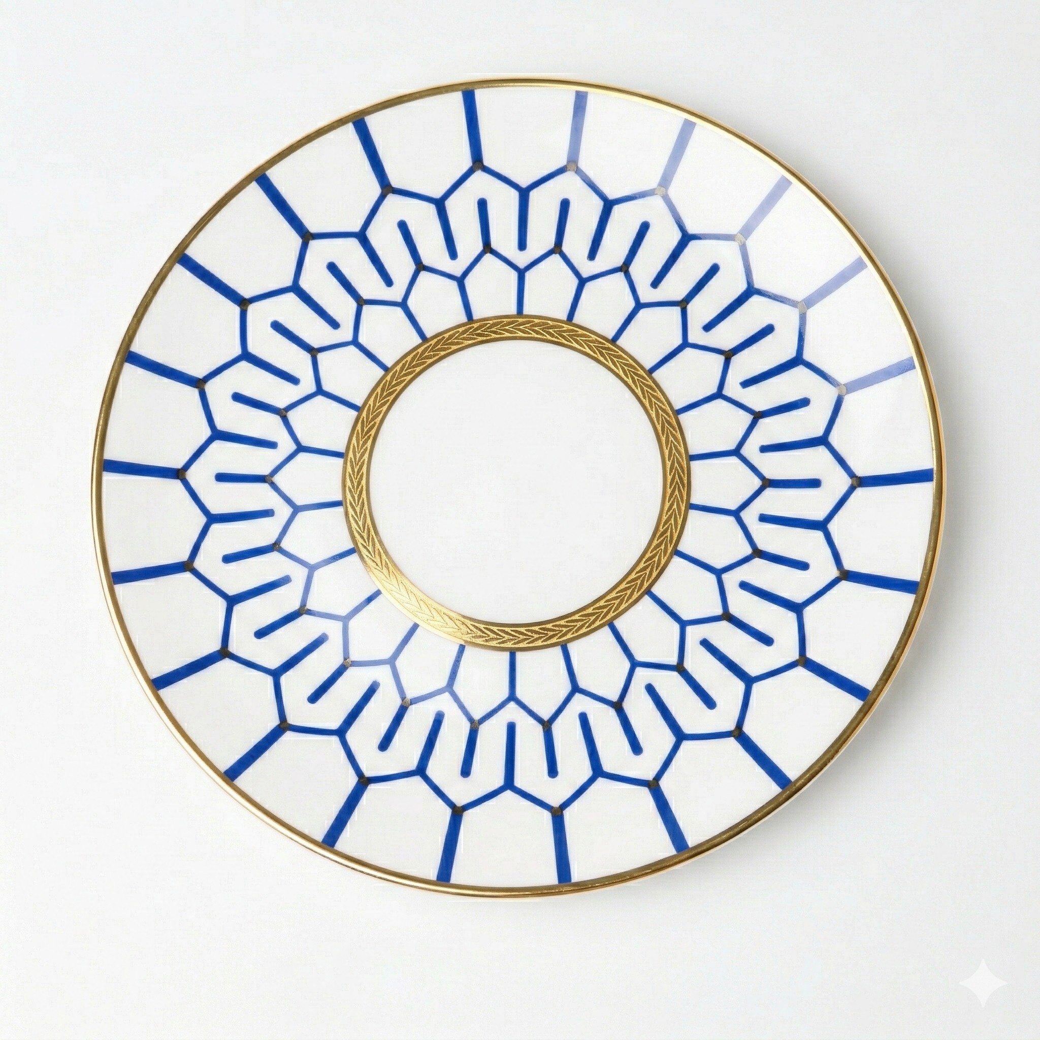 Blue Mosaic Accent Plate - Set of 4