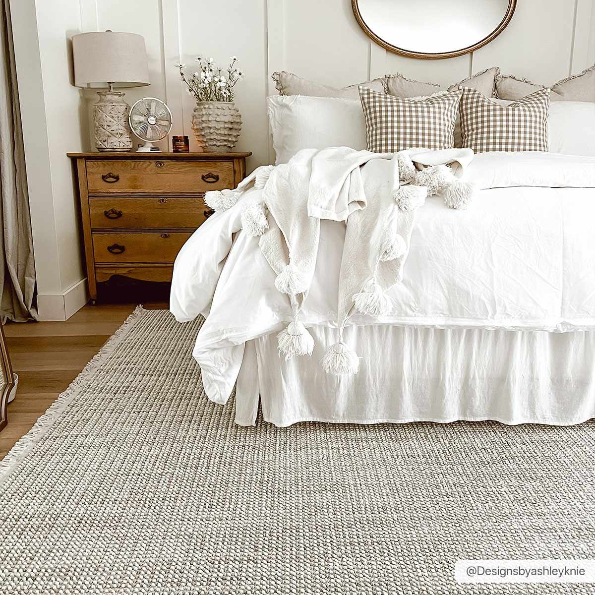 Gowan Cream Area Rug