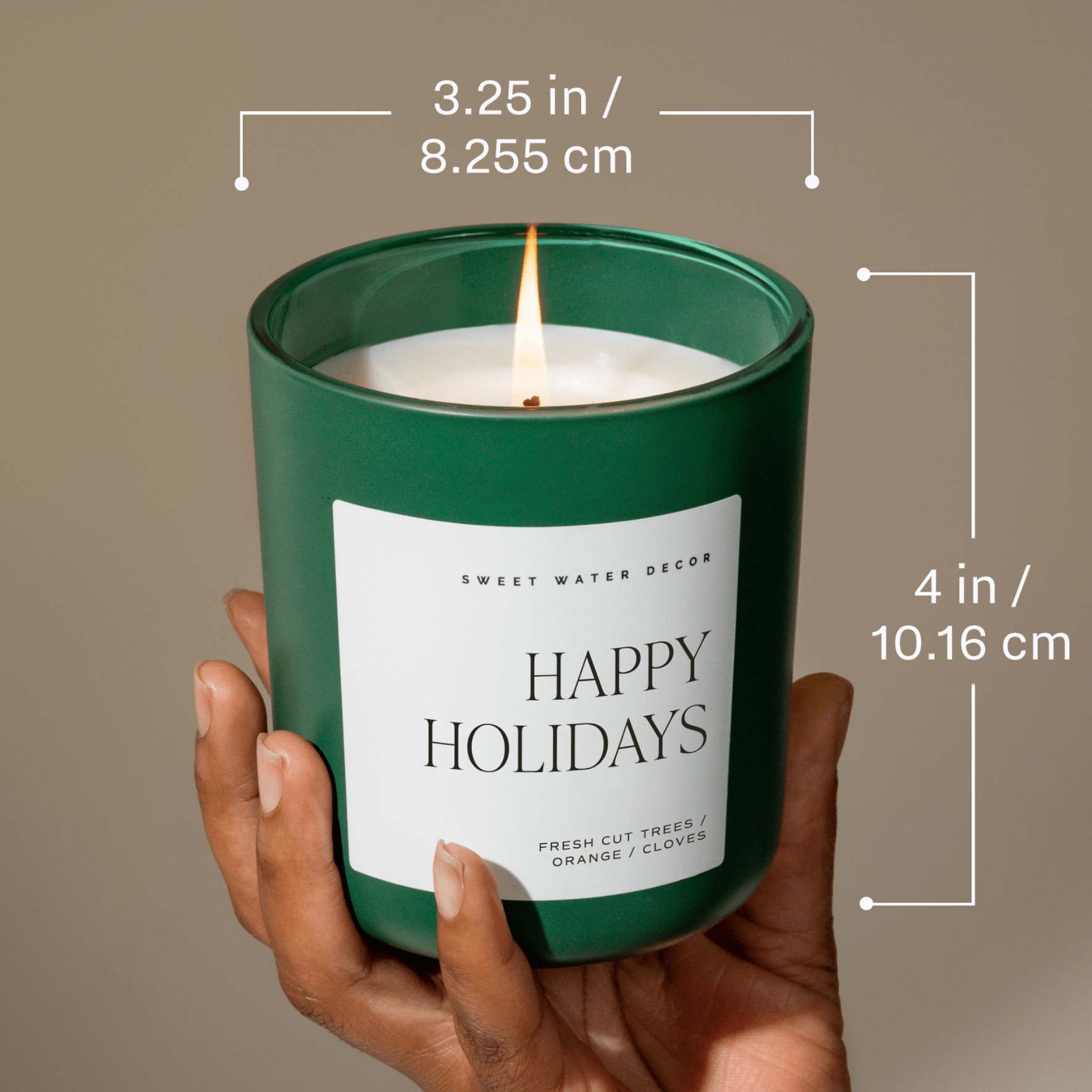 Farmer's Market Soy Candle - Green Matte Jar - 15 oz