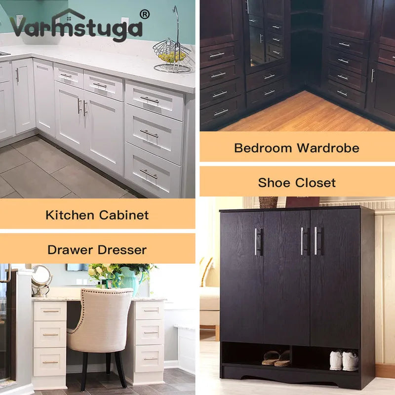 Modern Stainless Steel Kitchen Door Cabinet T Bar Handle Pull Knob Cabinet Knobs Furniture Handle Cupboard Drawer Handle
