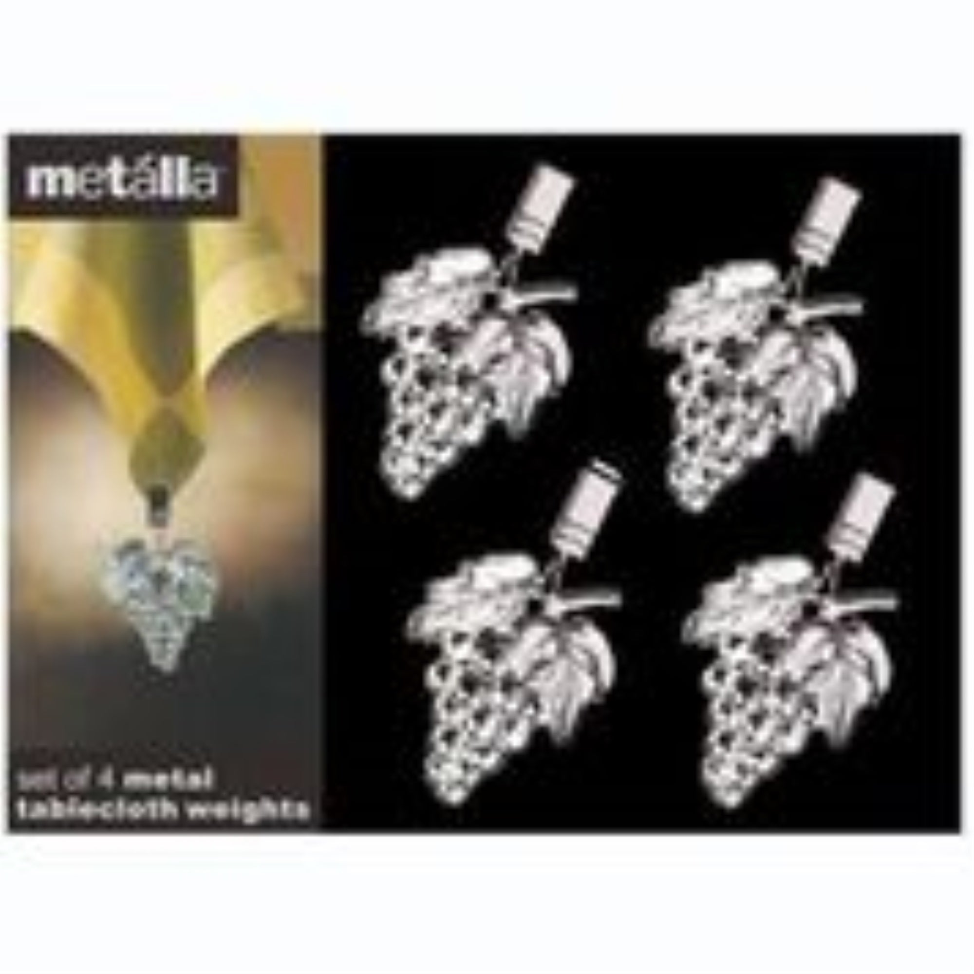 Prodyne Tw10G Grapes Tablecloth Weights Set Of 4