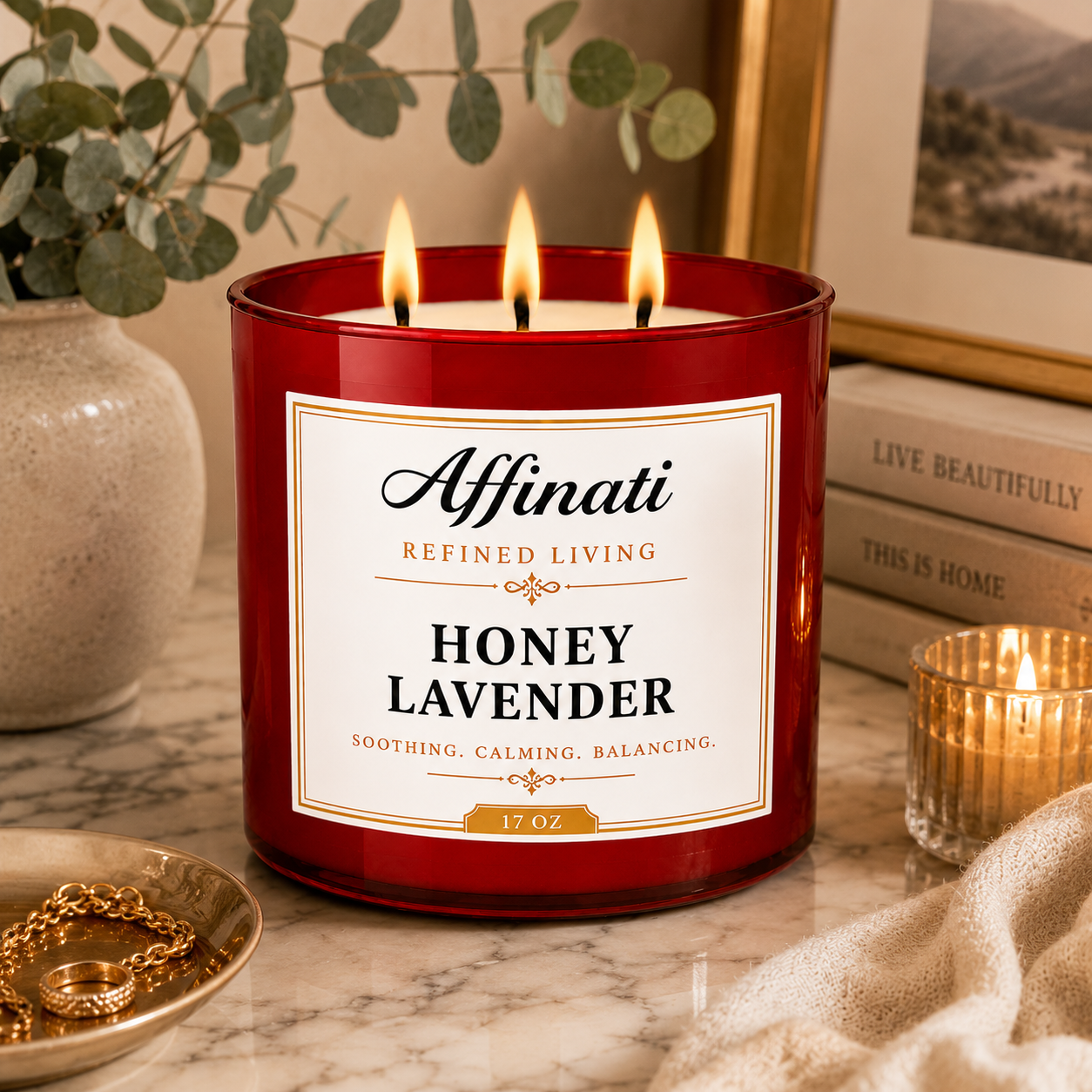 Honey Lavender 3-Wick Candle