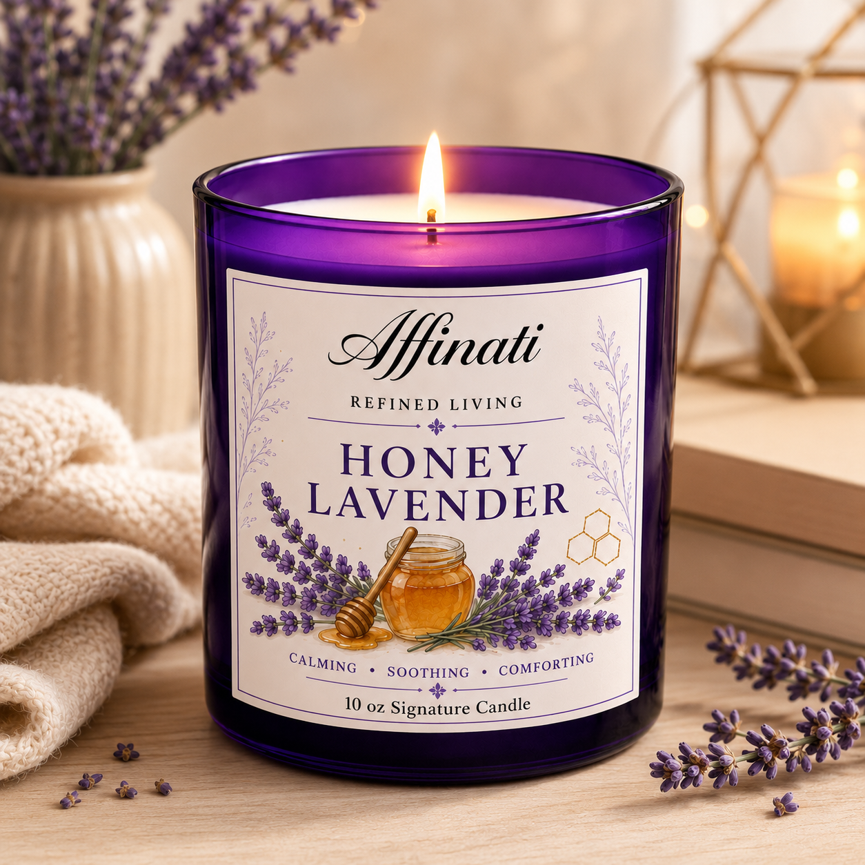 Honey Lavender Signature Candle