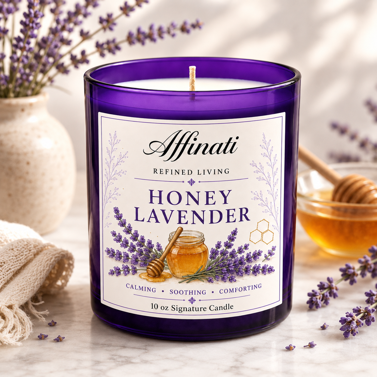 Honey Lavender Signature Candle