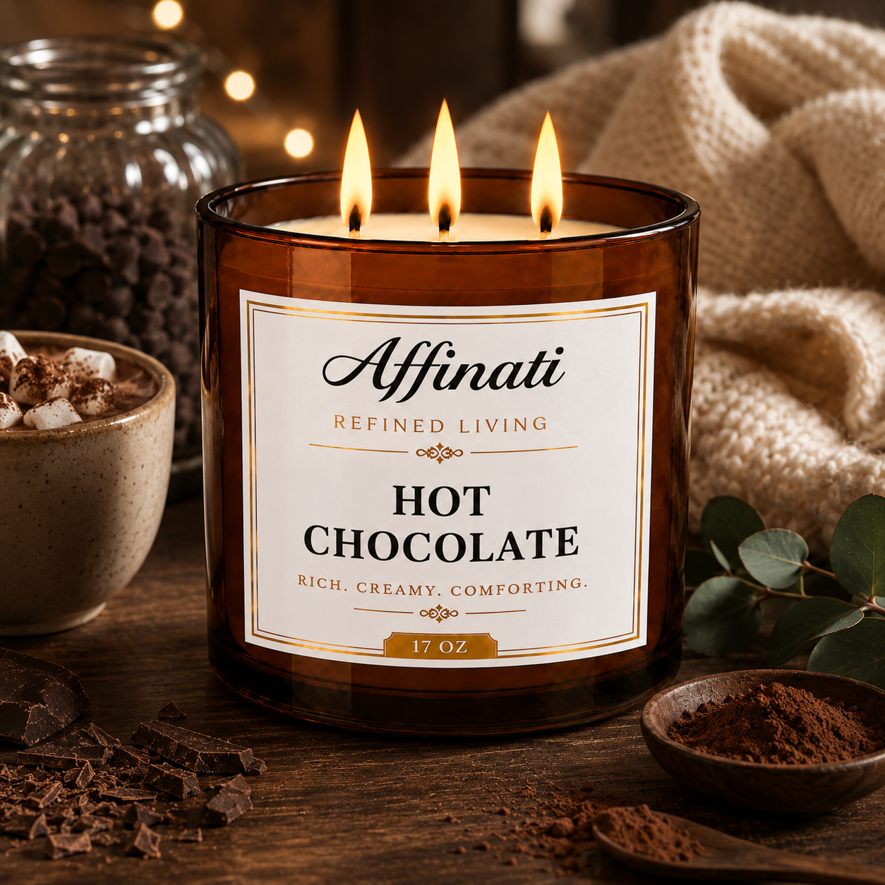 Hot Chocolate 3-Wick Candle