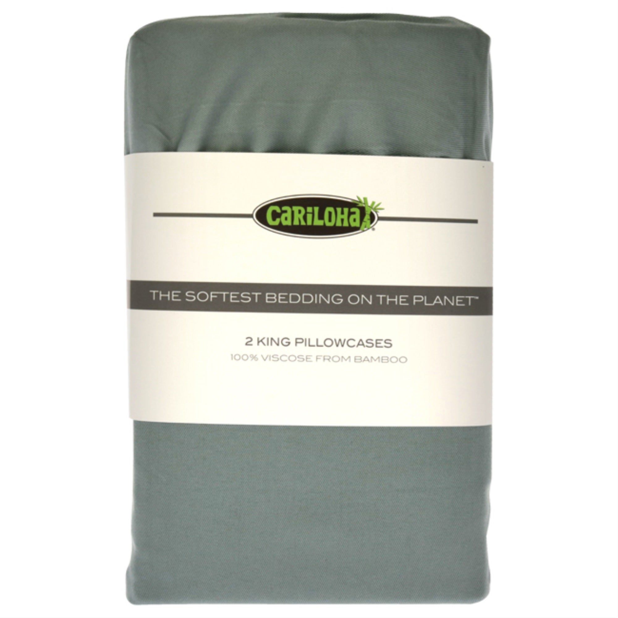 Classic Bamboo Pillowcase Set - Tahitian Breeze-King By Cariloha For Unisex - 2 Pc Pillowcase