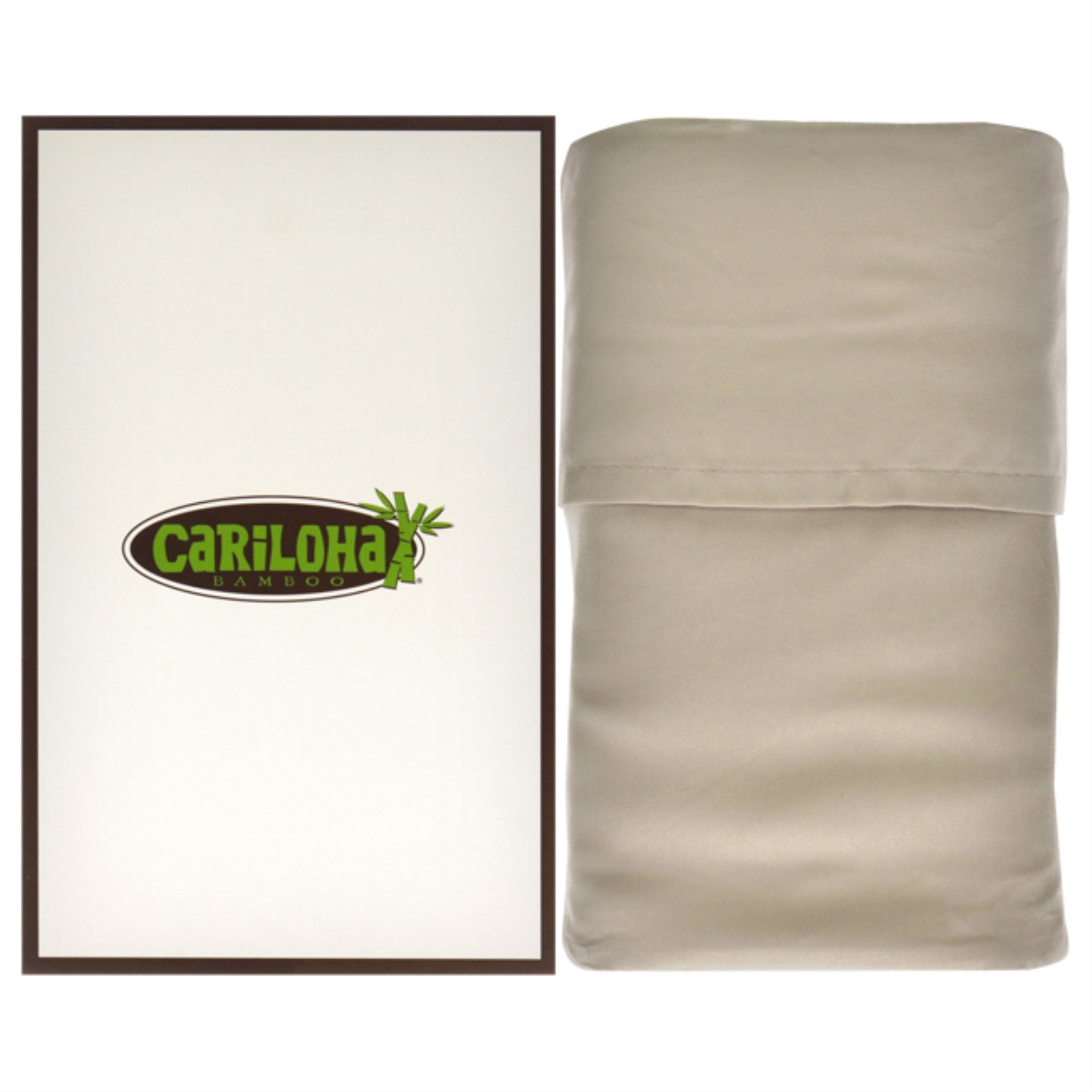 Resort Bamboo Pillowcase Set - Stone-Standard By Cariloha For Unisex - 2 Pc Pillowcase
