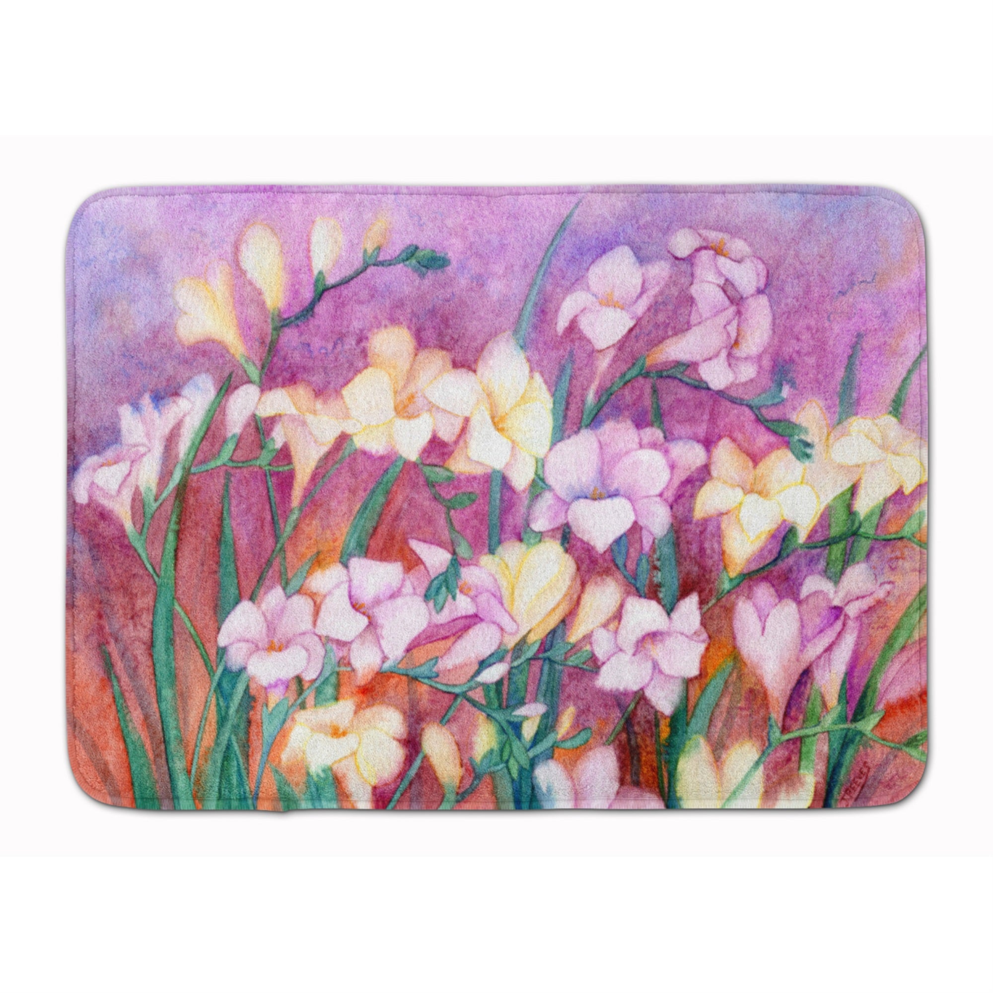 'Caroline'S Treasures Freesias Floor Mat, 19'''' X 27'''', Multicolor''