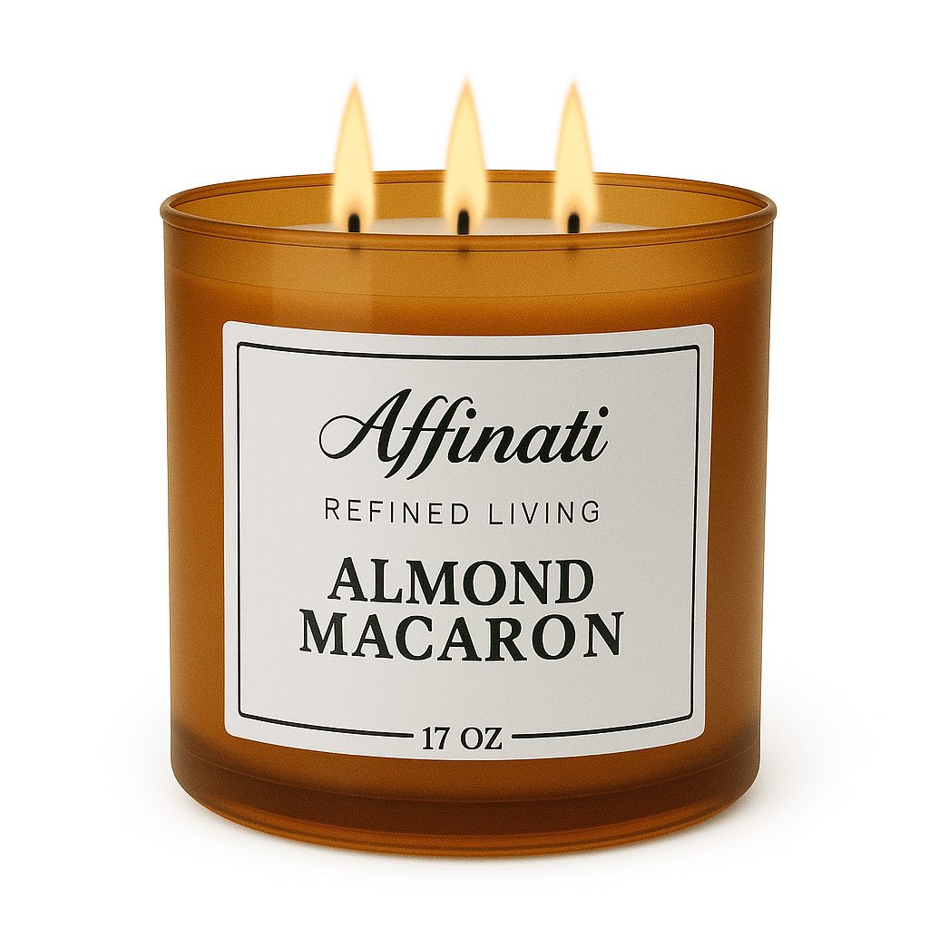 3-Wick Almond Macaron Candle