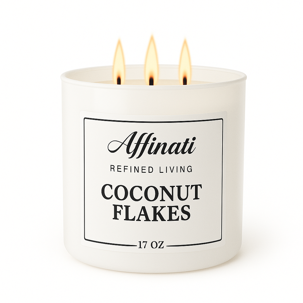 3-Wick Coconut Flakes Candle