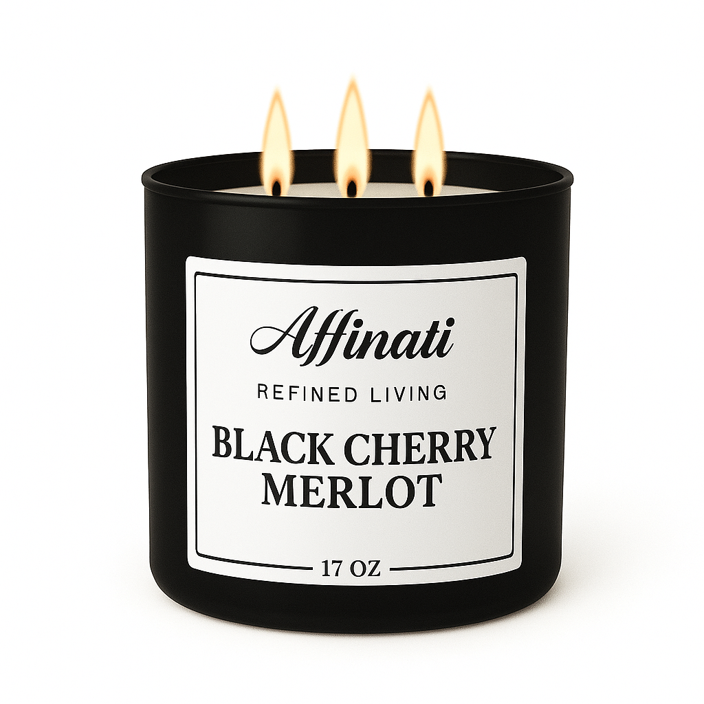 3-Wick Black Cherry Merlot Candle