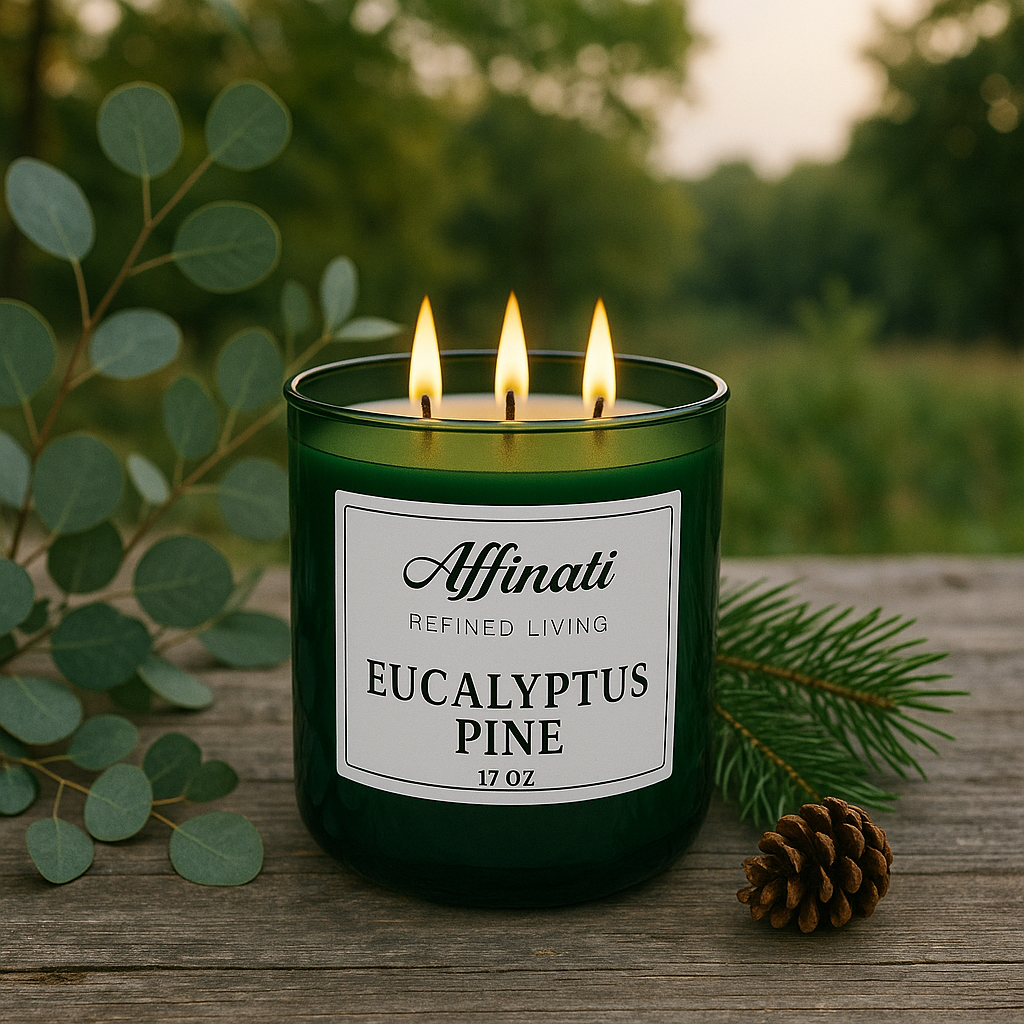 3-Wick Eucalyptus Pine Candle