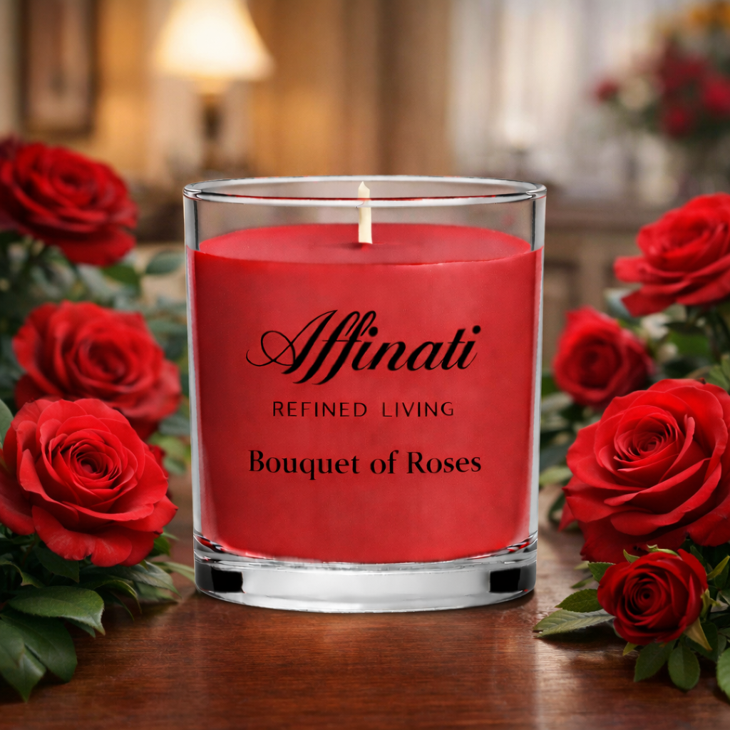 Bouquet of Roses Mini Candle