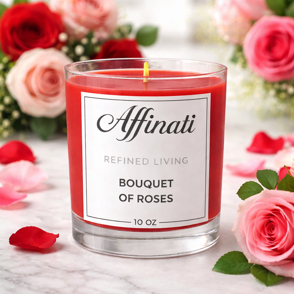 Bouquet of Roses Original Candle