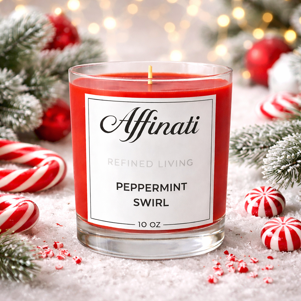 Peppermint Swirl Original Candle