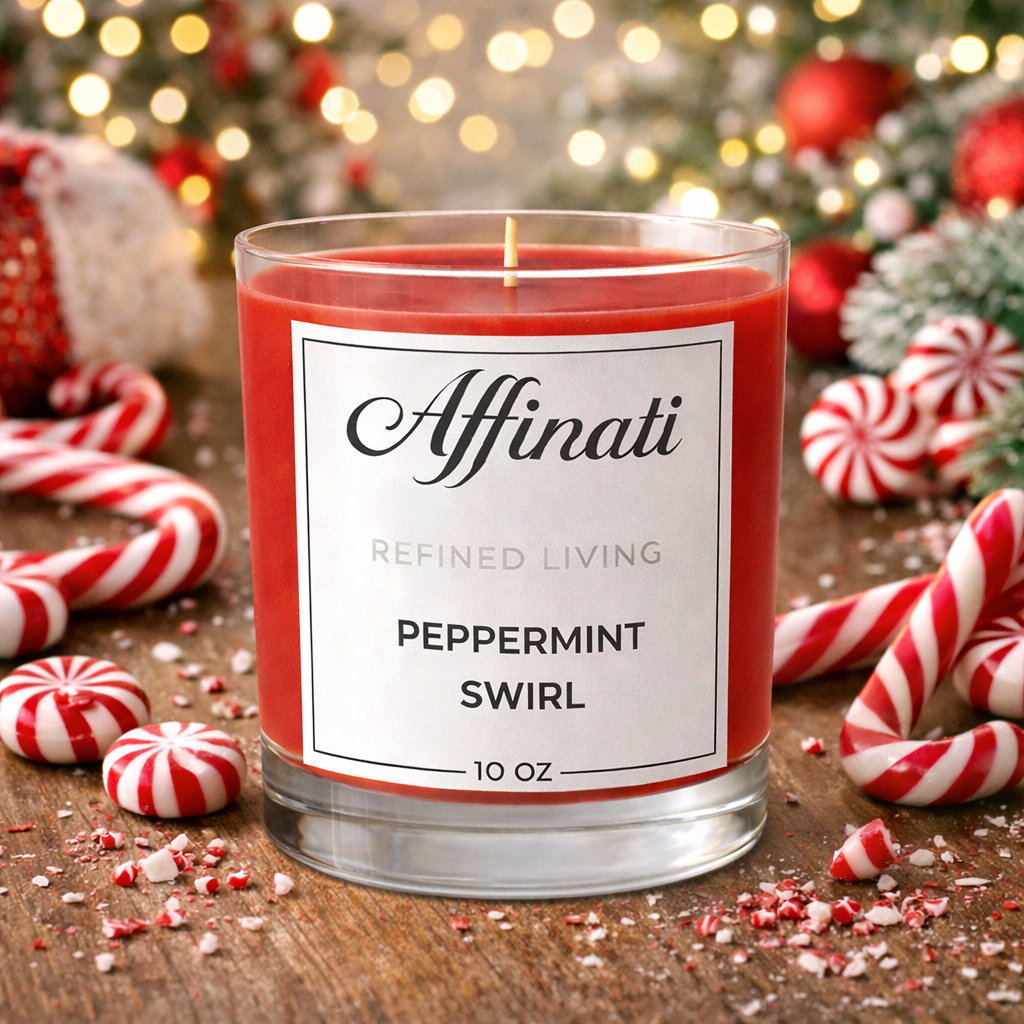 Peppermint Swirl Original Candle