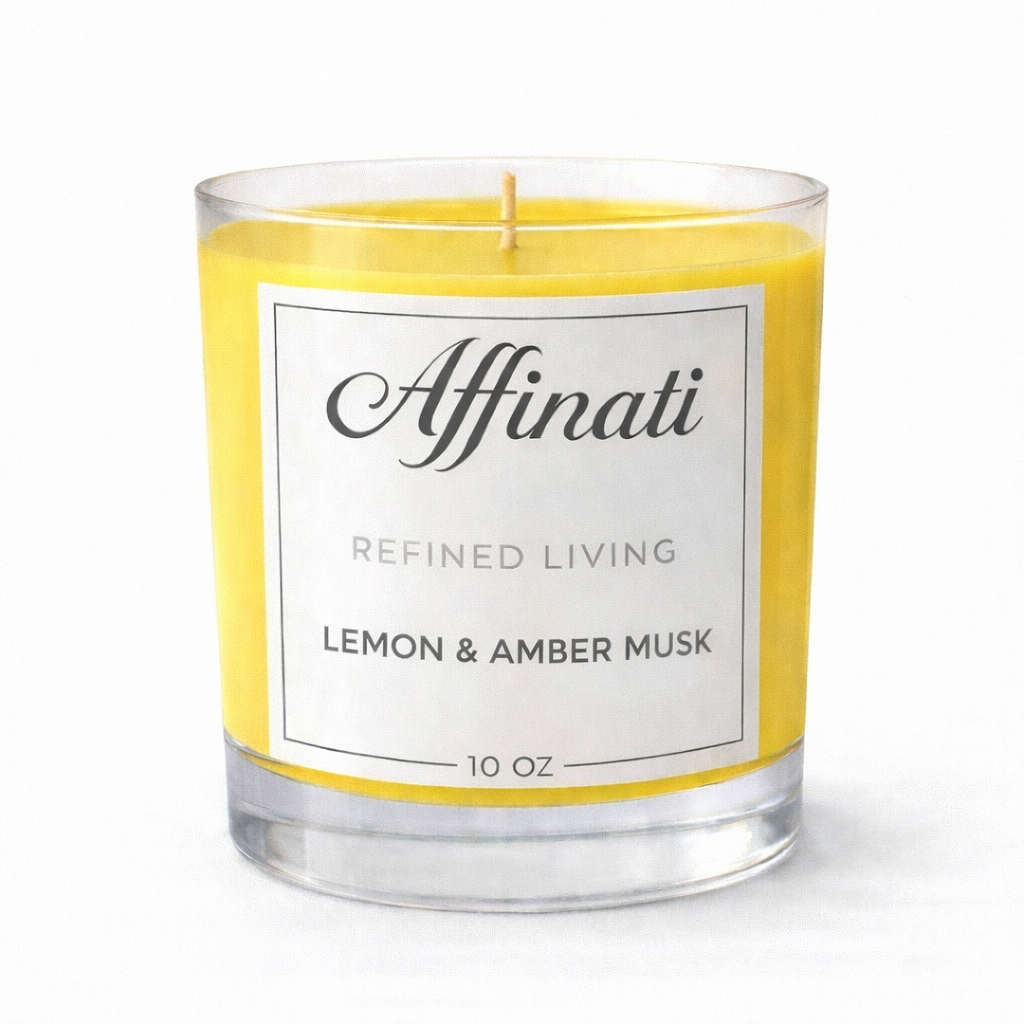 Lemon & Amber Musk Original Candle